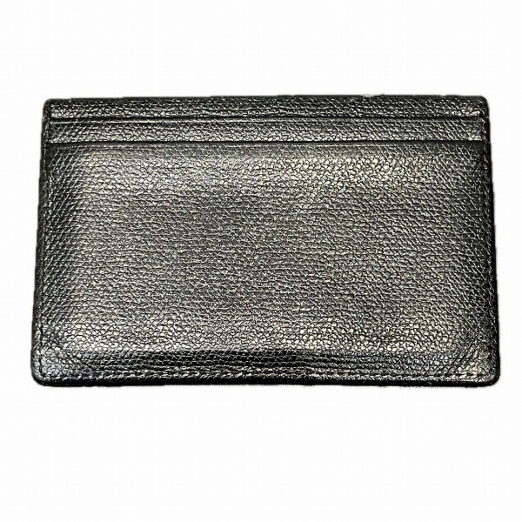 CHANEL Coco Button A20906 Accessories Business Card Holder Pass Case Men's Women's