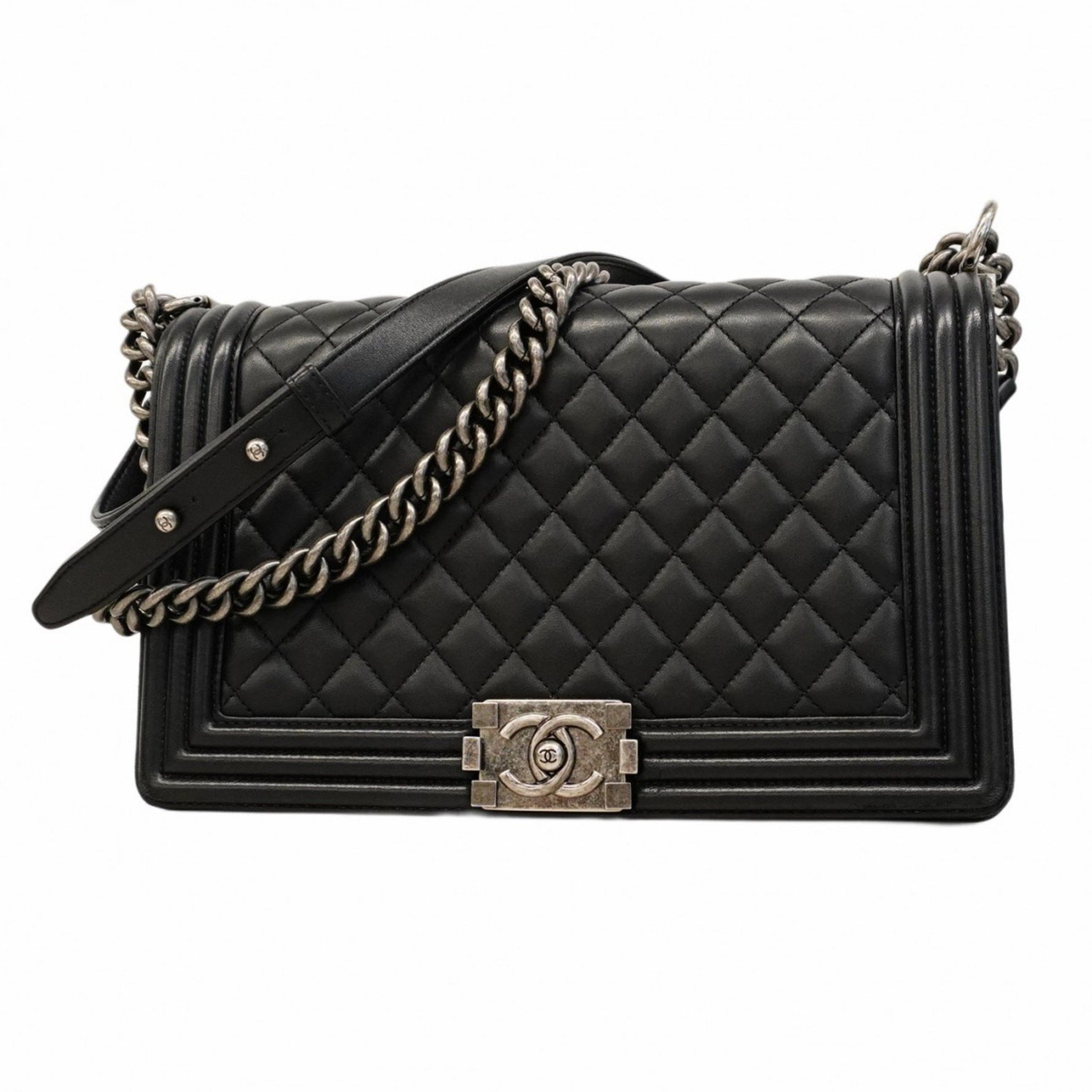 Chanel Shoulder Bag Boy Chain Lambskin