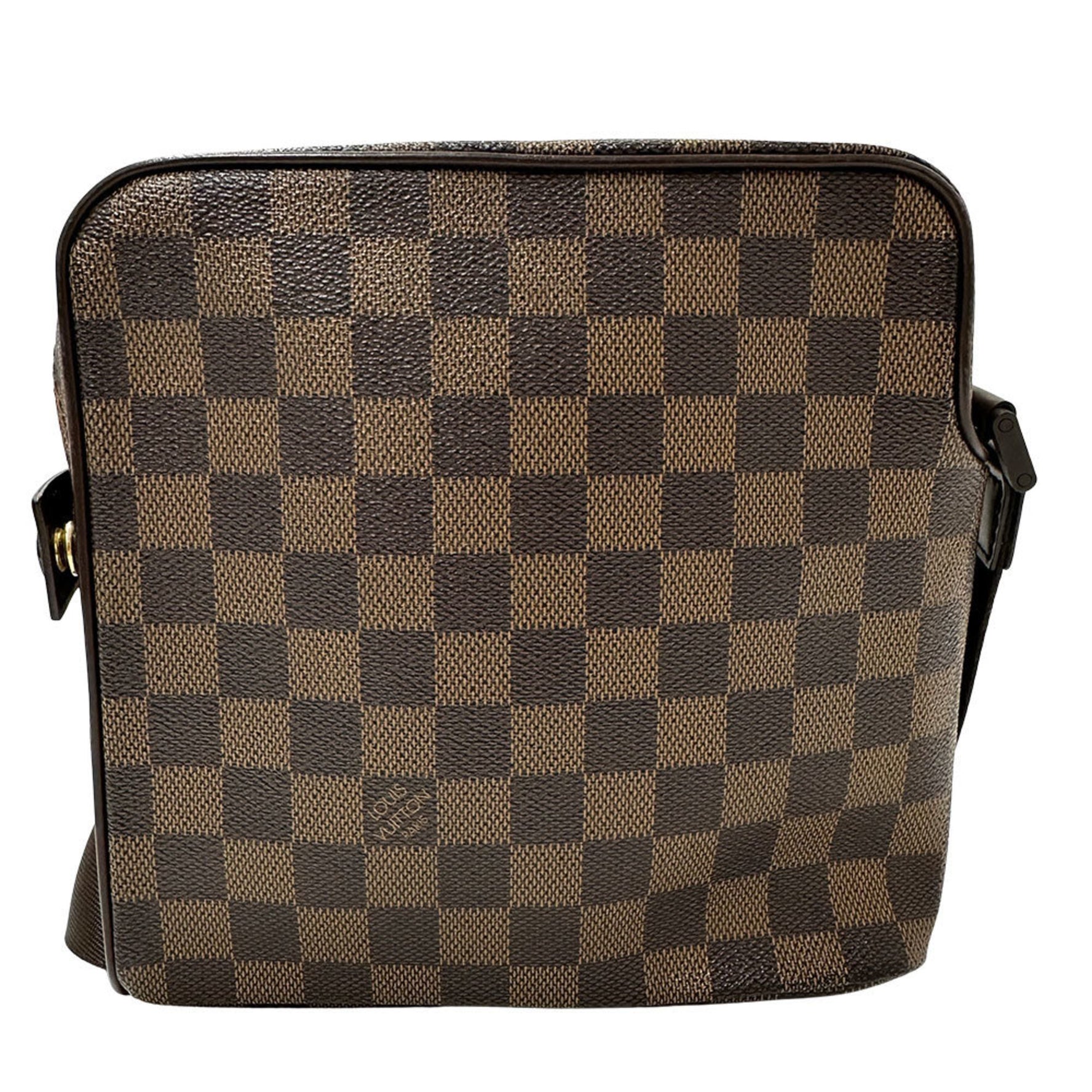 Louis Vuitton Damier Olaf PM Shoulder Bag in Canvas, Ebene, Crossbody