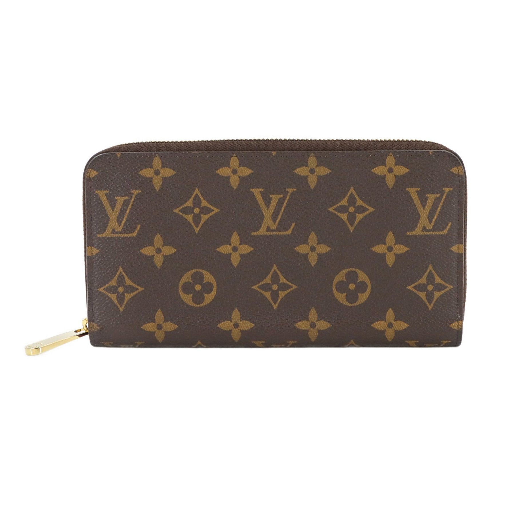 Louis Vuitton Monogram Zippy Wallet, Round Long Fuchsia, Gold Hardware, RFID Wallet