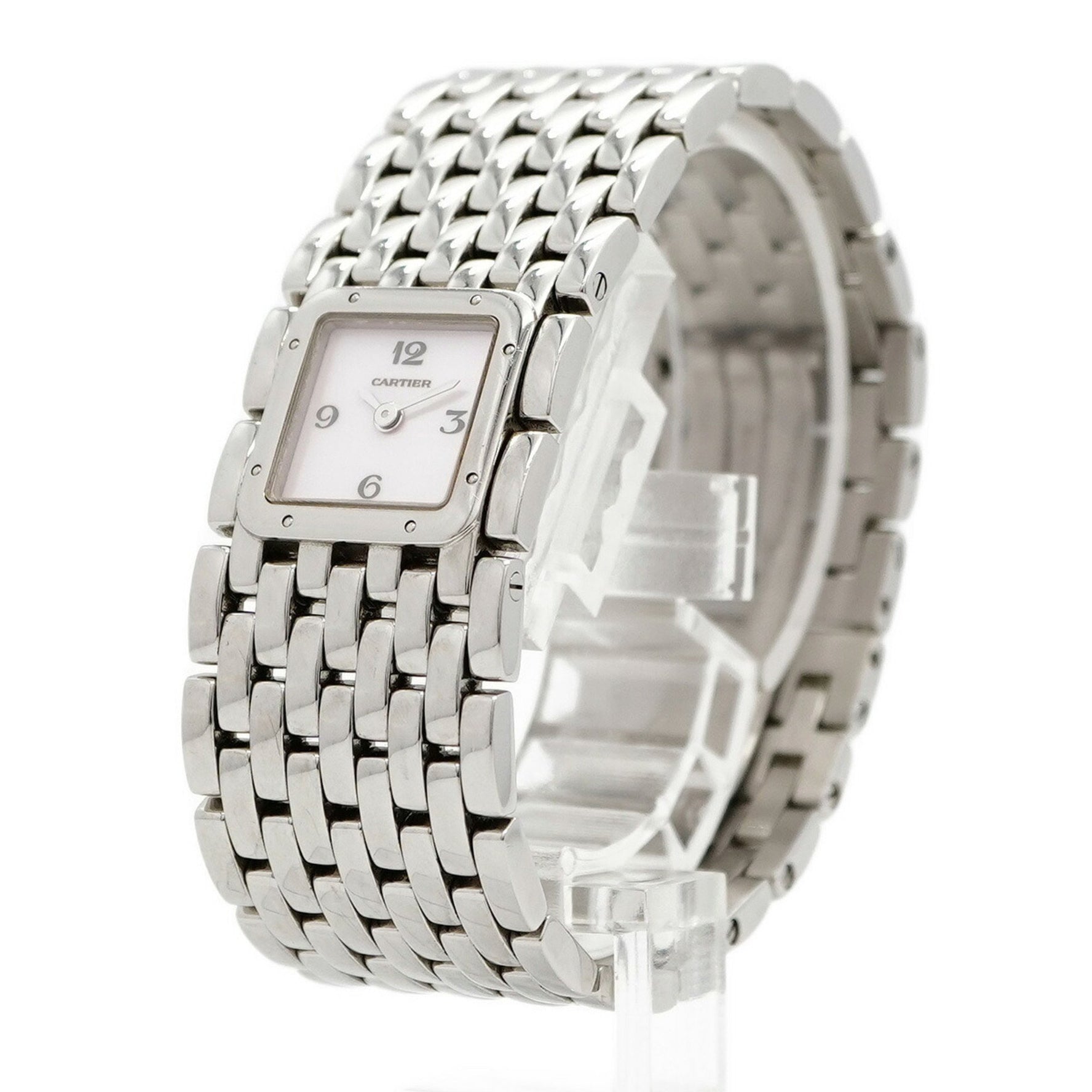 Cartier Panthère Ruban LM Pink Dial Watch