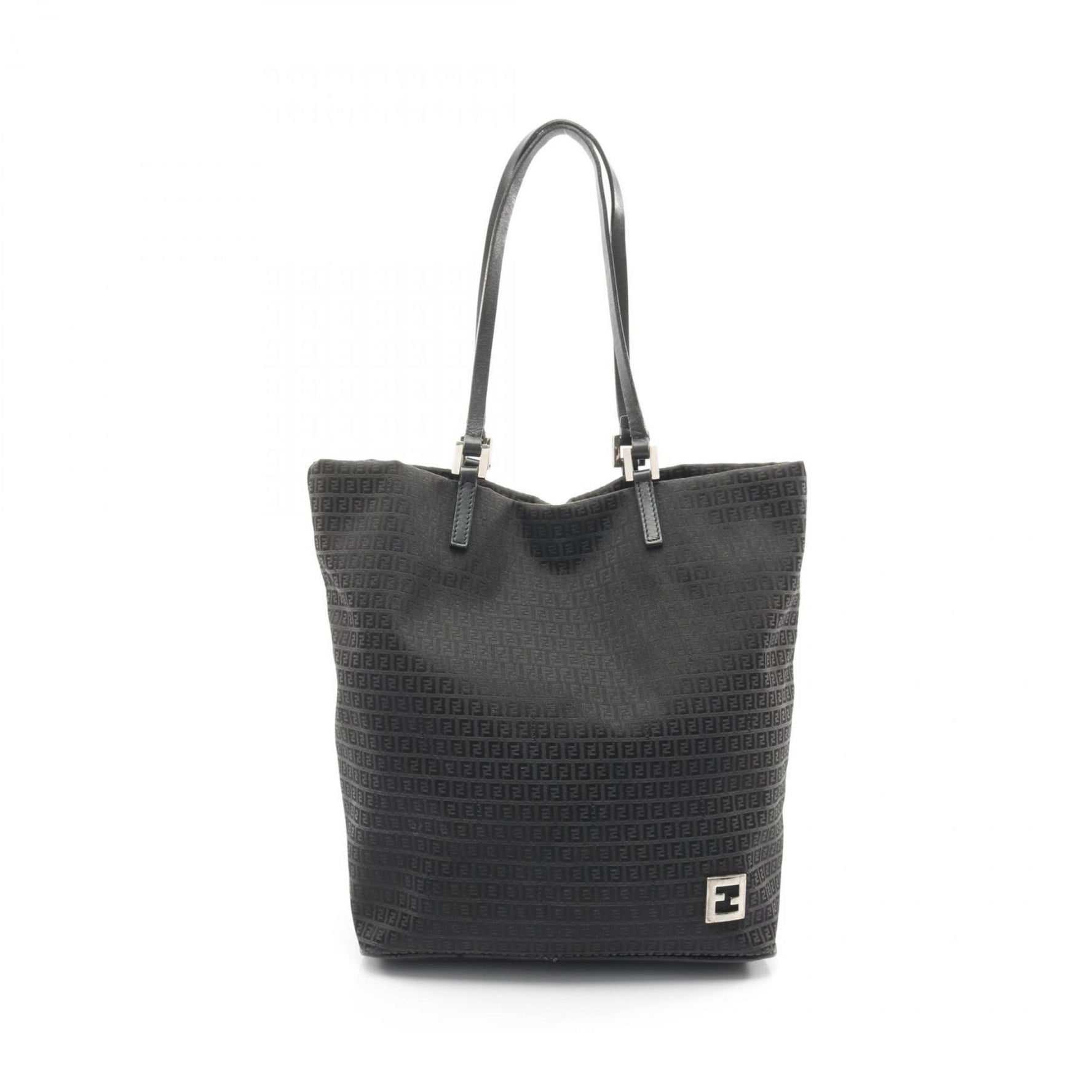 Fendi Zucchino Tote Bag, Canvas and Leather