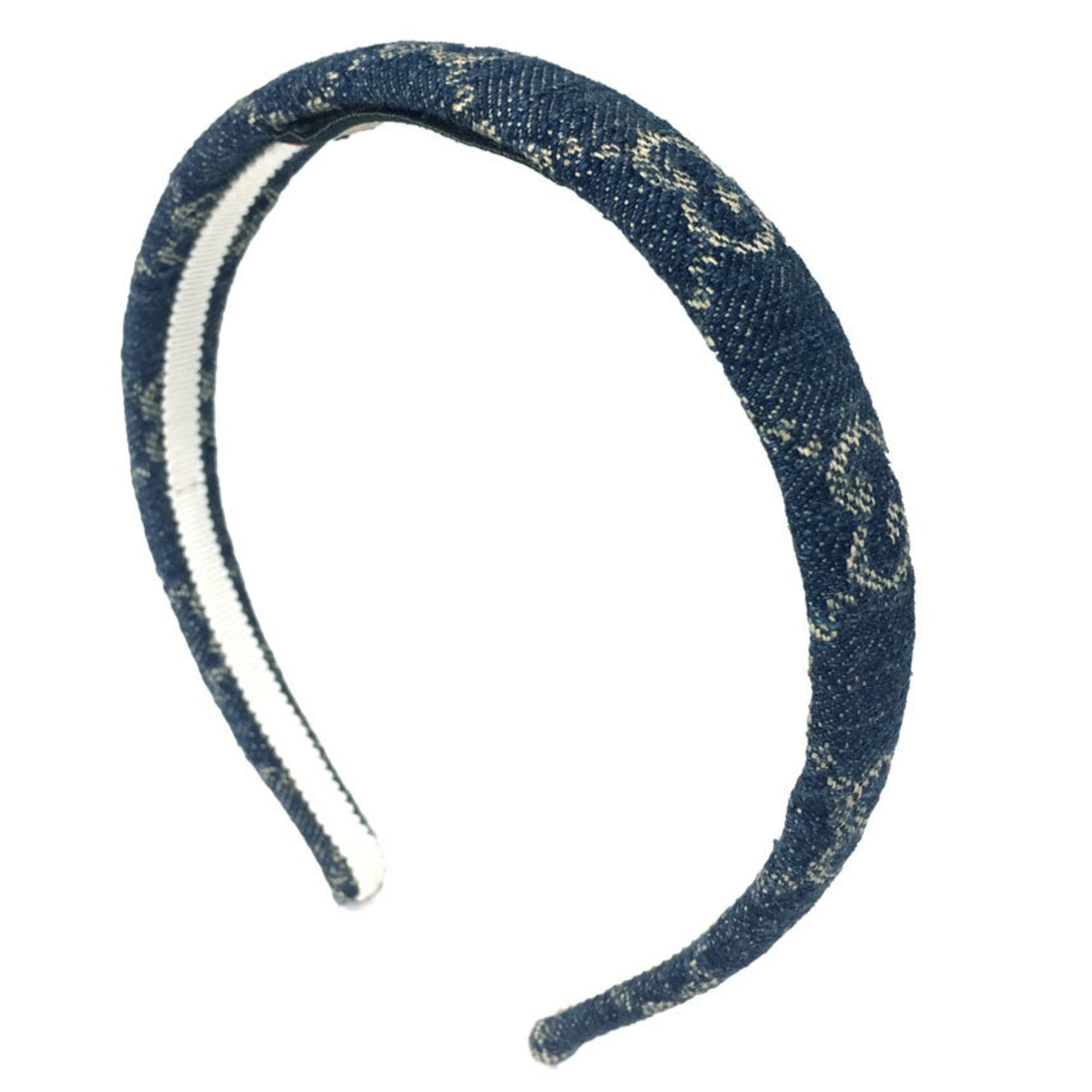 Gucci GG denim headband hair