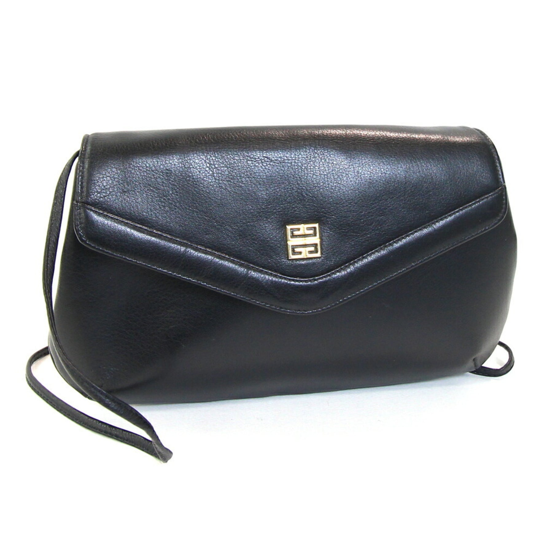 Givenchy Shoulder Bag Leather Pochette Old