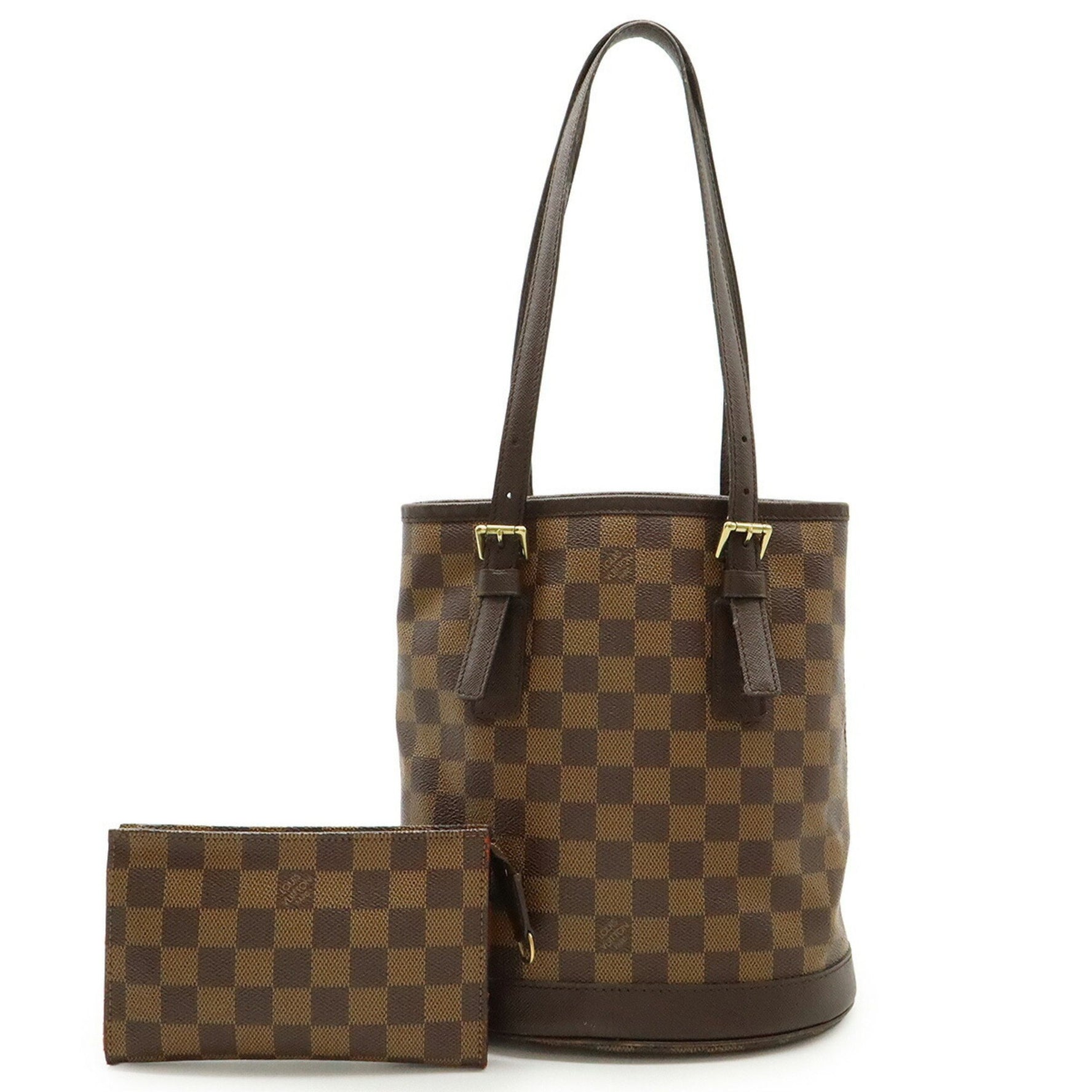 Louis Vuitton Damier Mare Bucket Shoulder Bag Tote