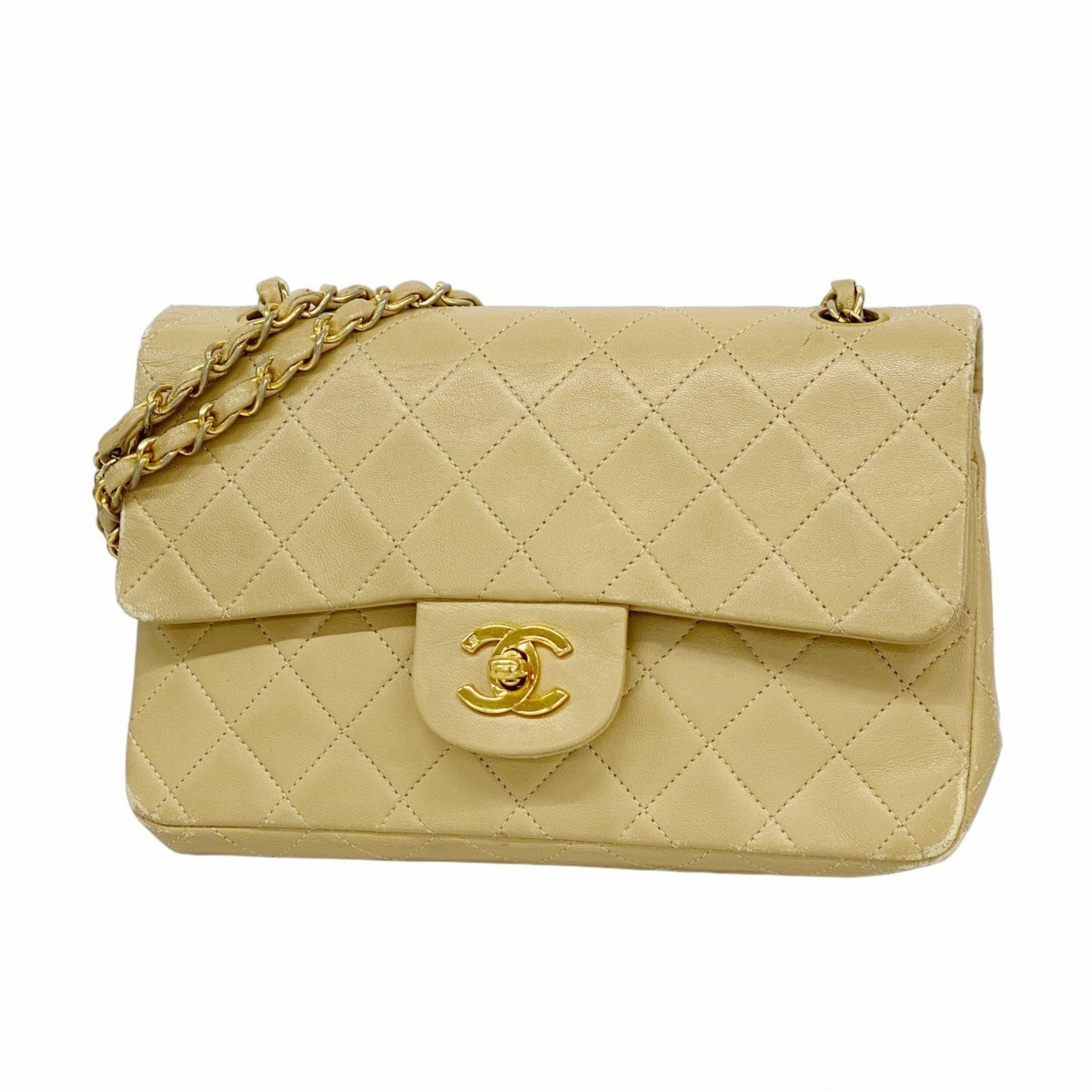 Chanel Matelasse Shoulder Bag with Double Flap and Chain, Lambskin