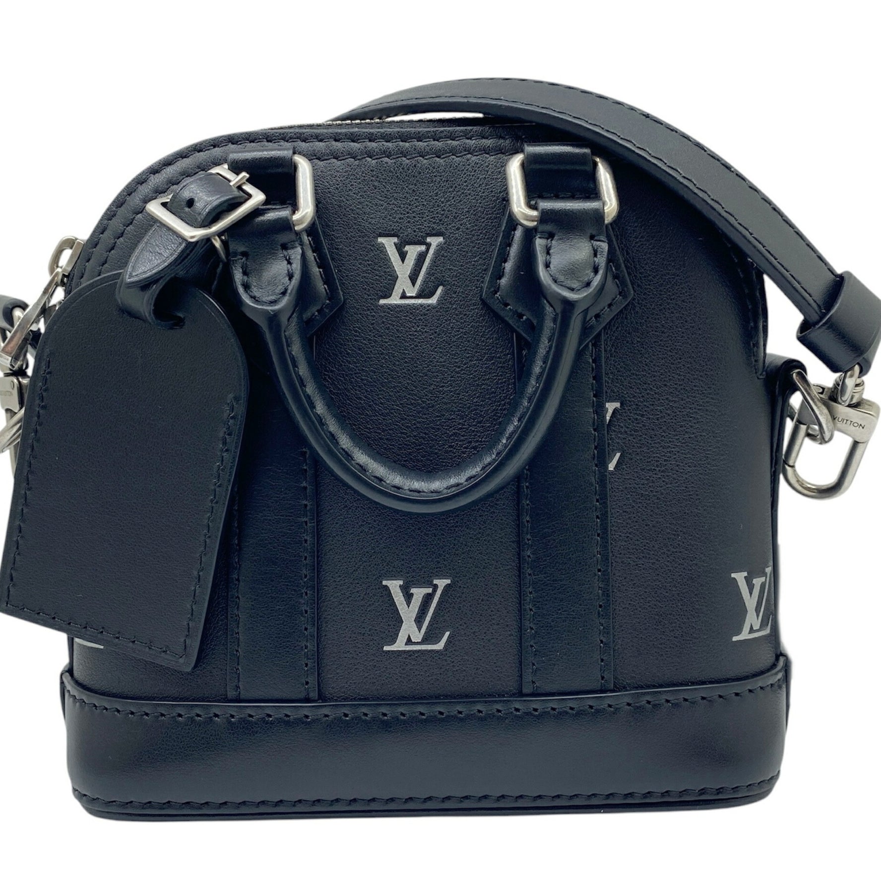 LOUIS VUITTON Nano Alma Pharrell Williams Leather RFID Handbag Shoulder Bag and Men