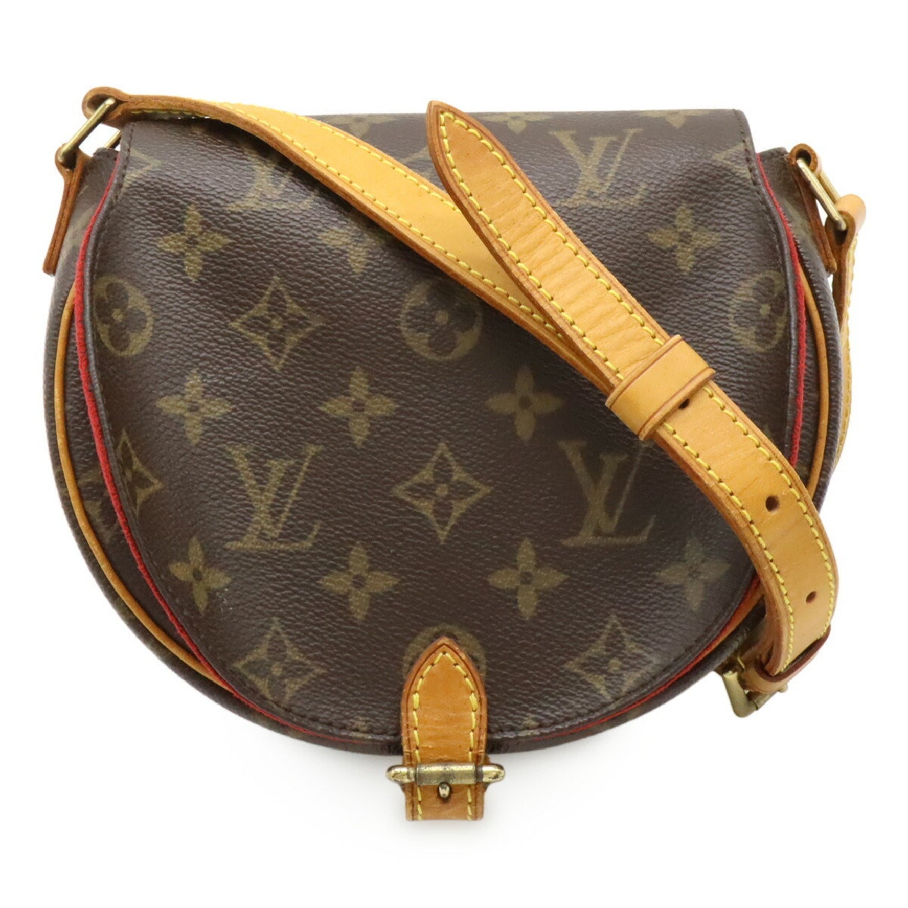 Louis Vuitton Monogram Tan Blanc Shoulder Bag Pochette