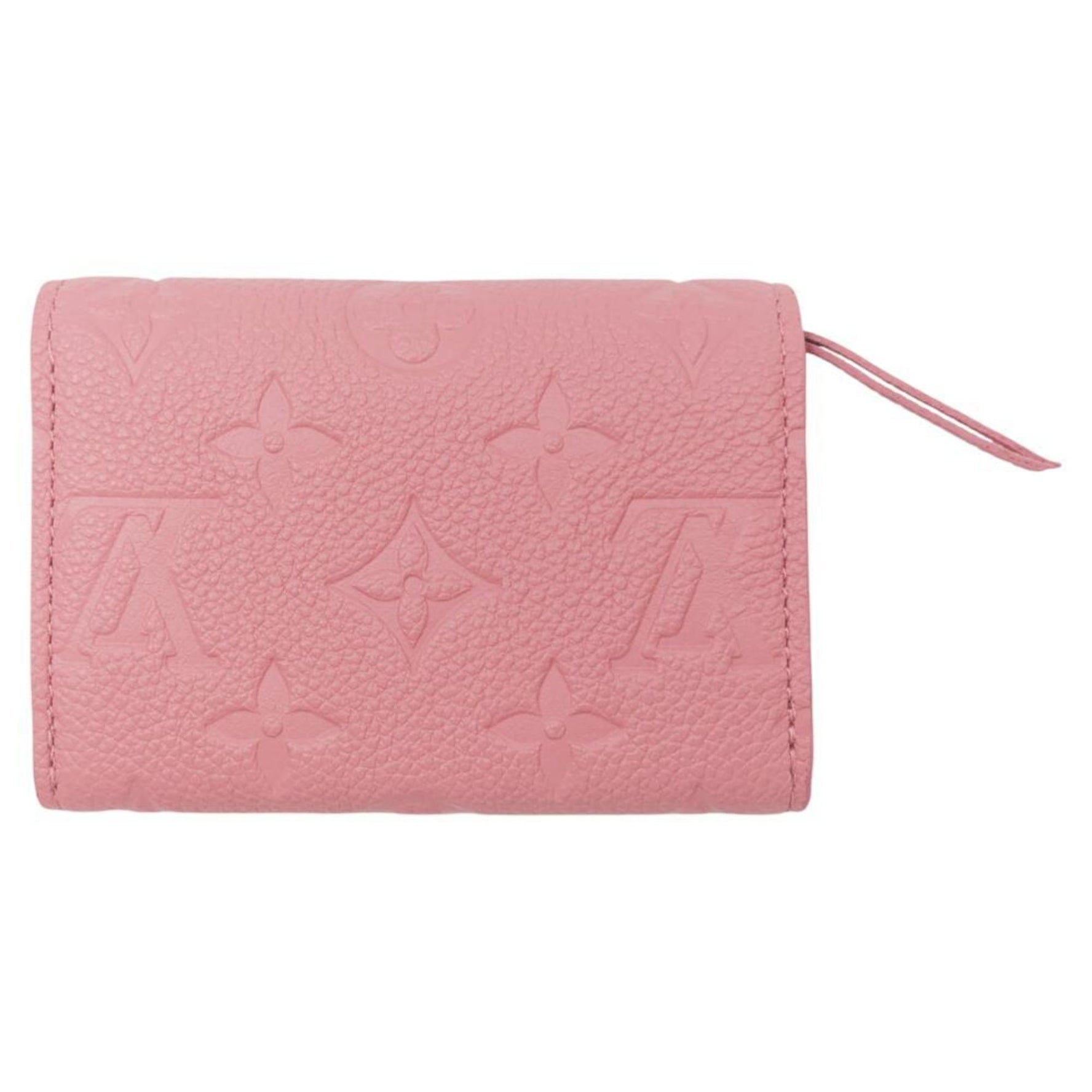 Louis Vuitton LOUISVUITTON Monogram Empreinte Porte Monnaie Rosalie Eugenie Pink Compact Wallet