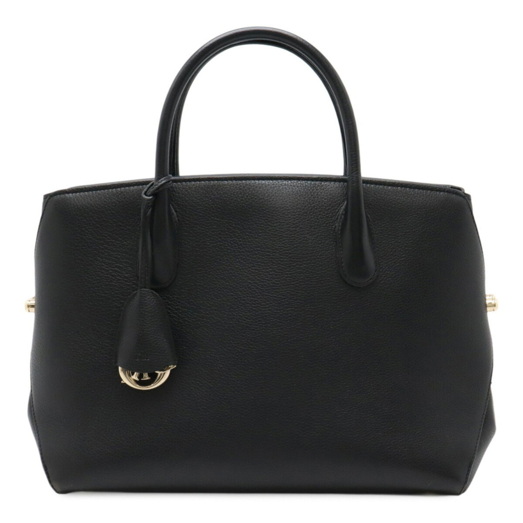Christian Dior Bar Handbag Tote Bag Leather