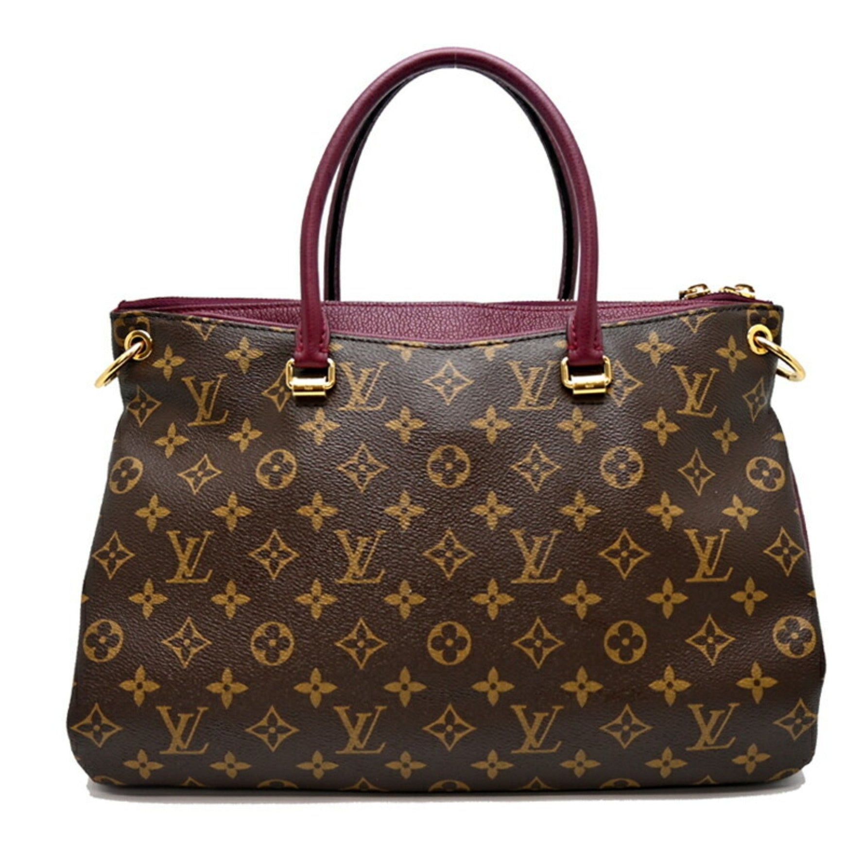 Louis Vuitton Pallas Handbag Monogram Purple