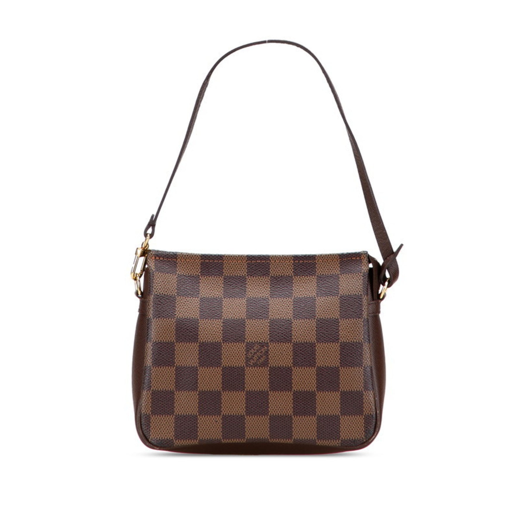 Louis Vuitton Damier Truss Makeup Mini Handbag Pouch Leather LOUIS VUITTON