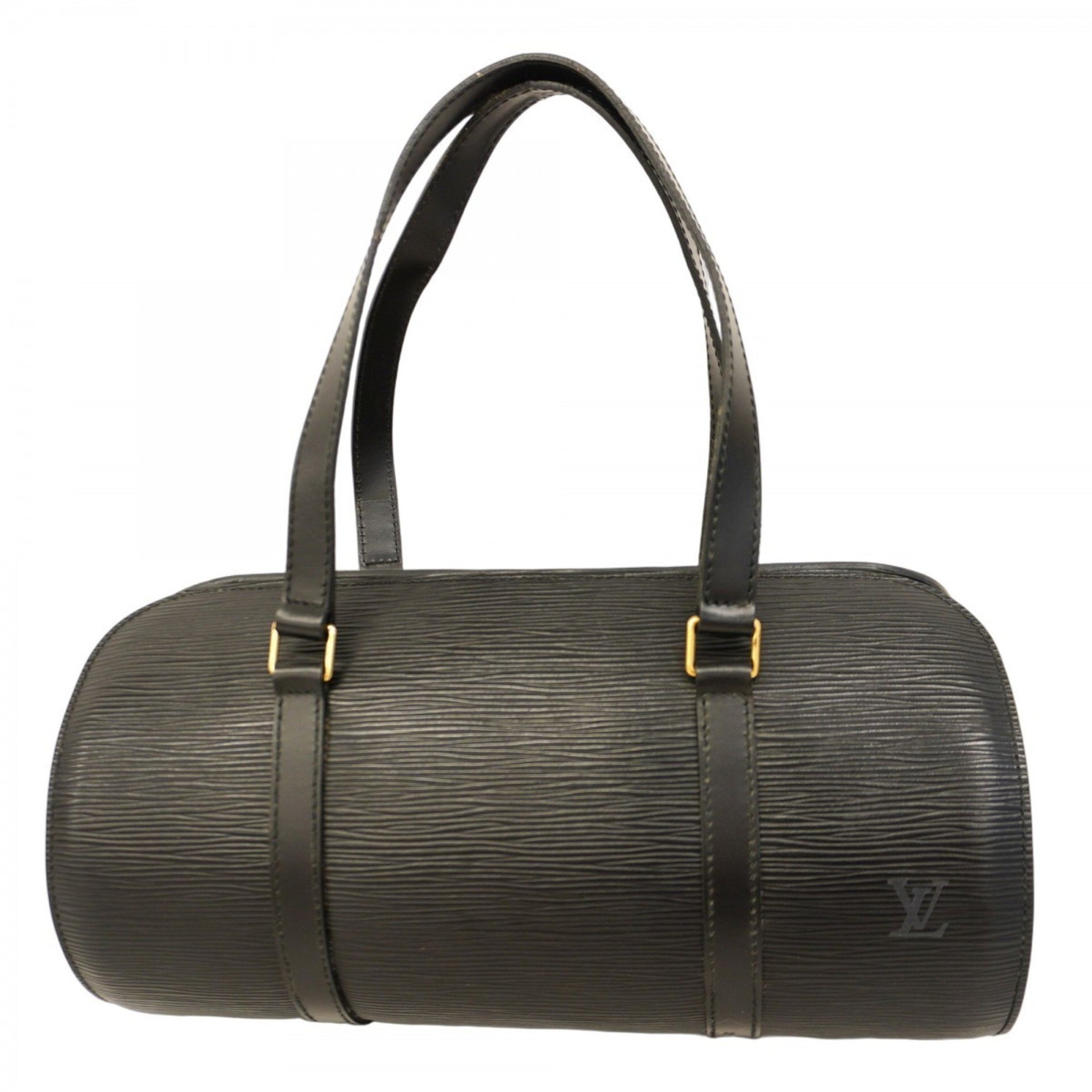 Louis Vuitton Epi Soufflot Handbag M52222 Noir Women's