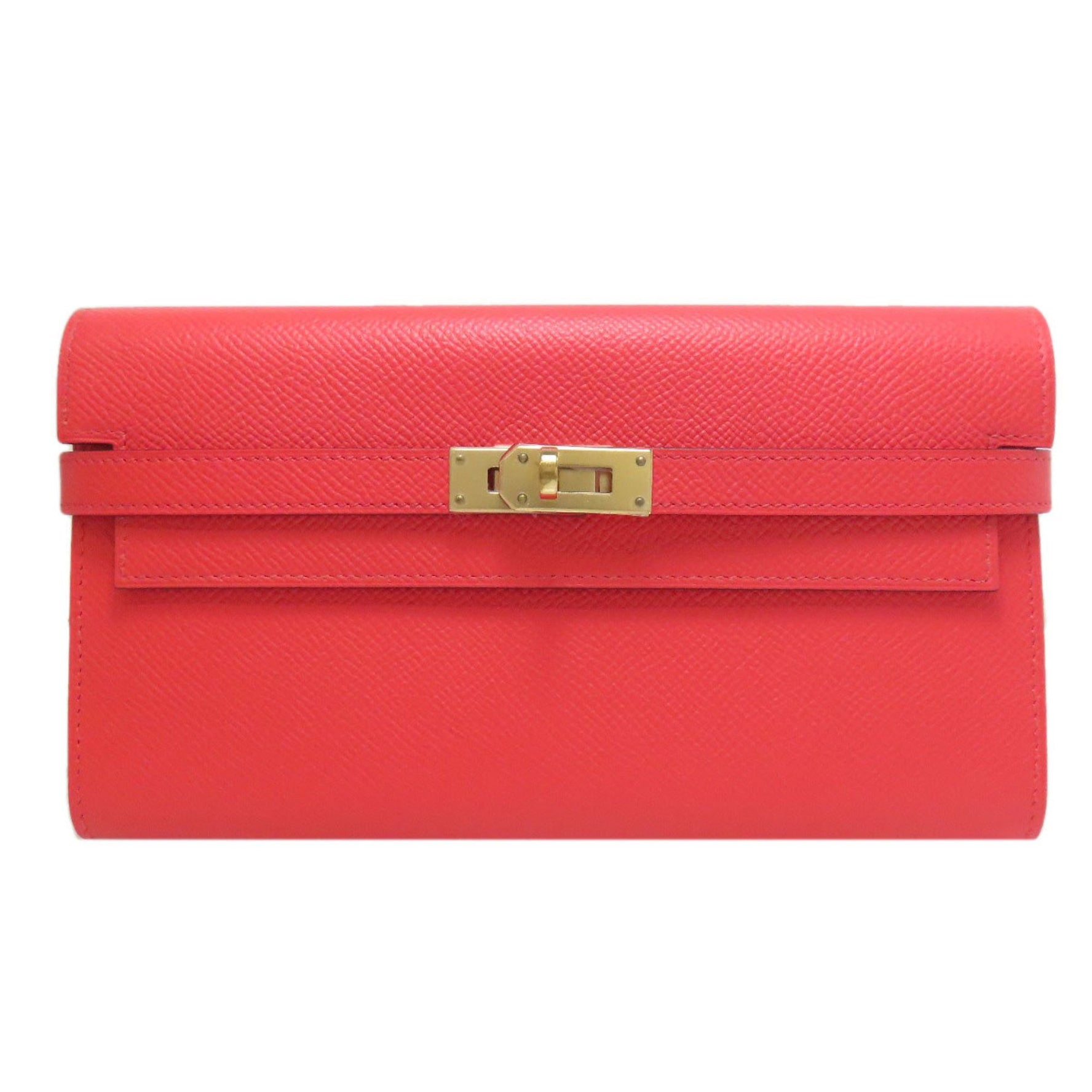 Hermes Hermès Kelly Wallet, Jaipur, Gold Hardware, Long Epson