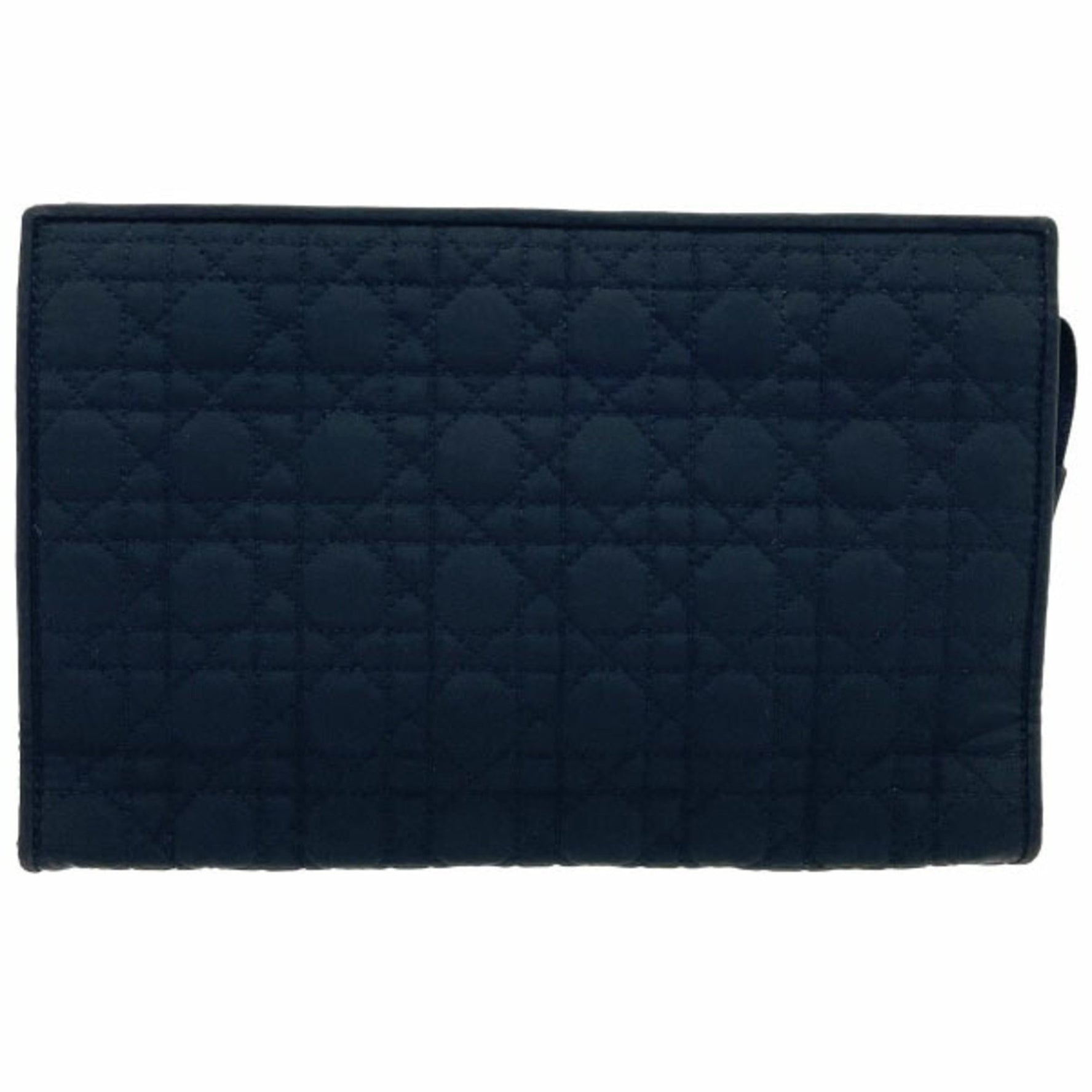 Christian Dior Pouch Cannage Nylon Stitch Tick C.Dior