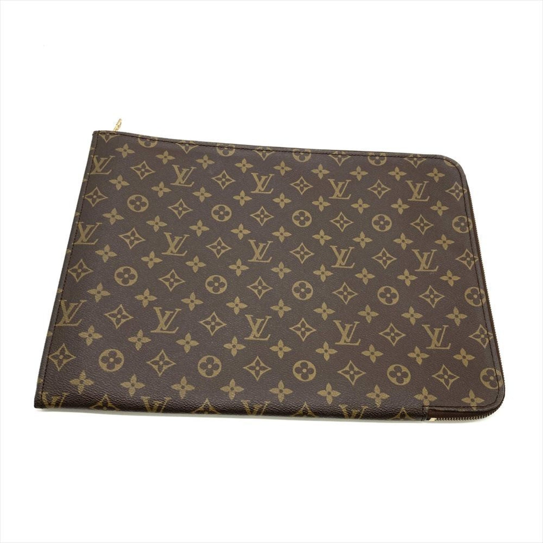 Louis Vuitton Poche Clutch Bag, Monogram Canvas
