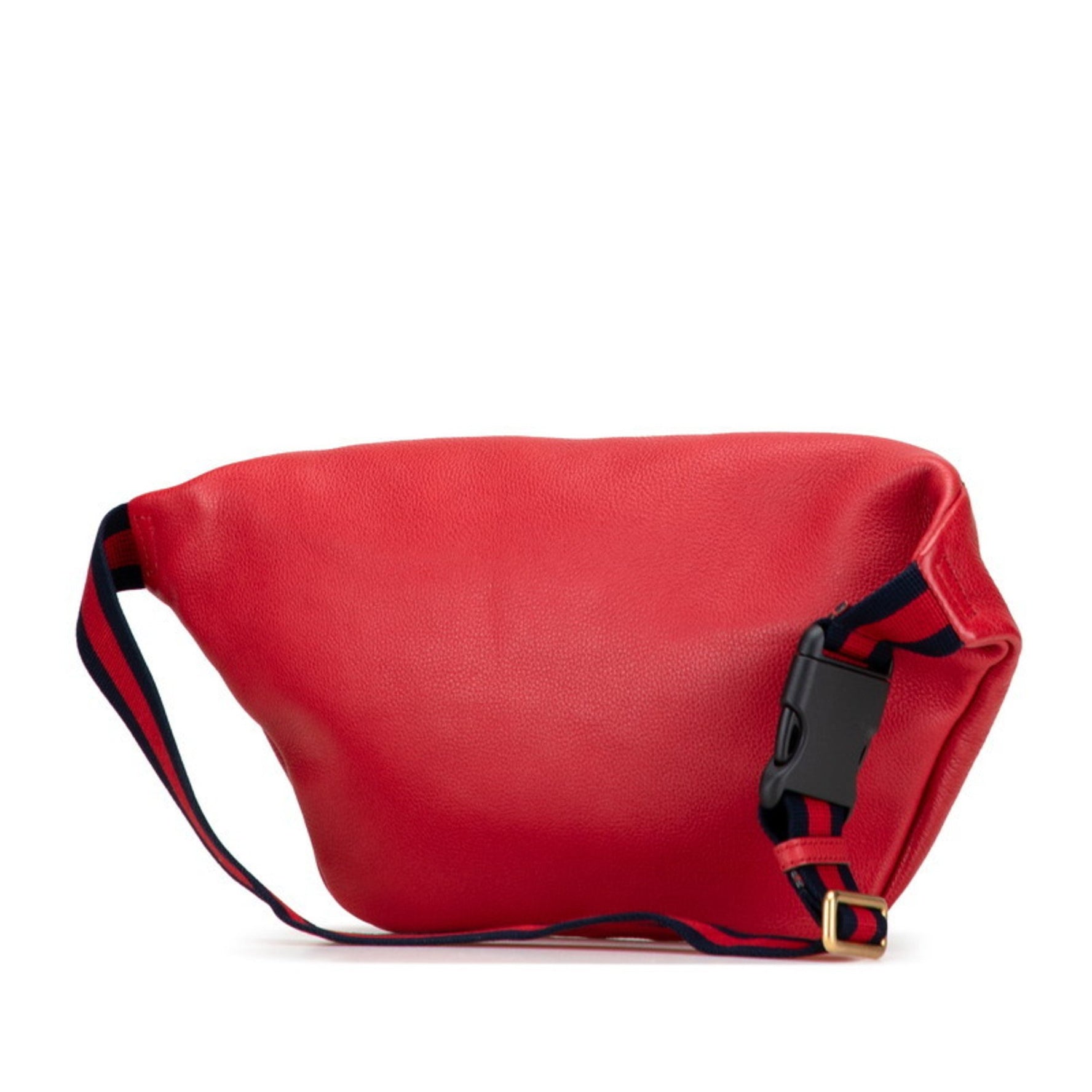 Gucci logo print Sherry line waist bag/body bag red leather