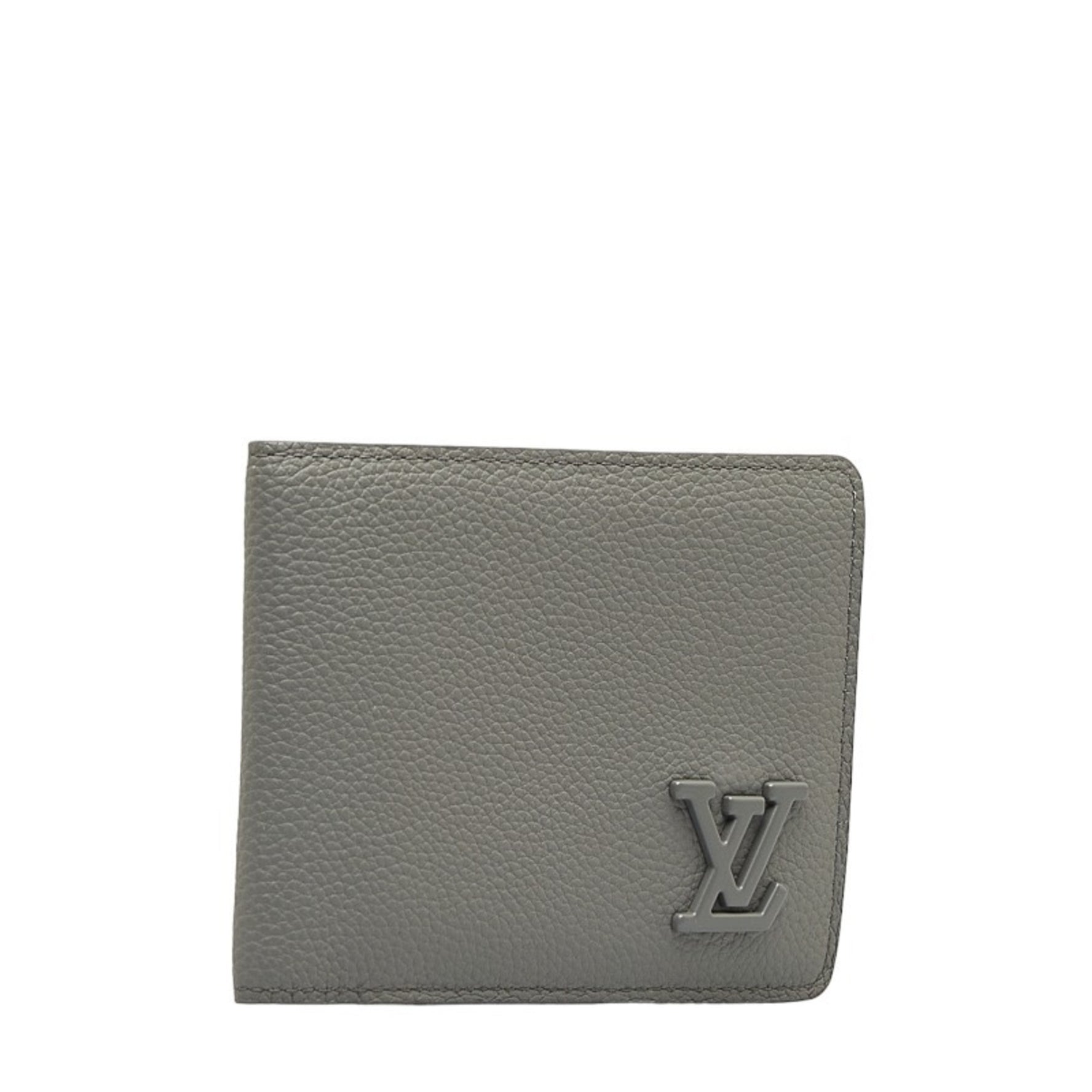 Louis Vuitton Aerogram Portefeuille Multiple Card Case Bi-fold Wallet M81026 Grey Leather Men's LOUIS VUITTON
