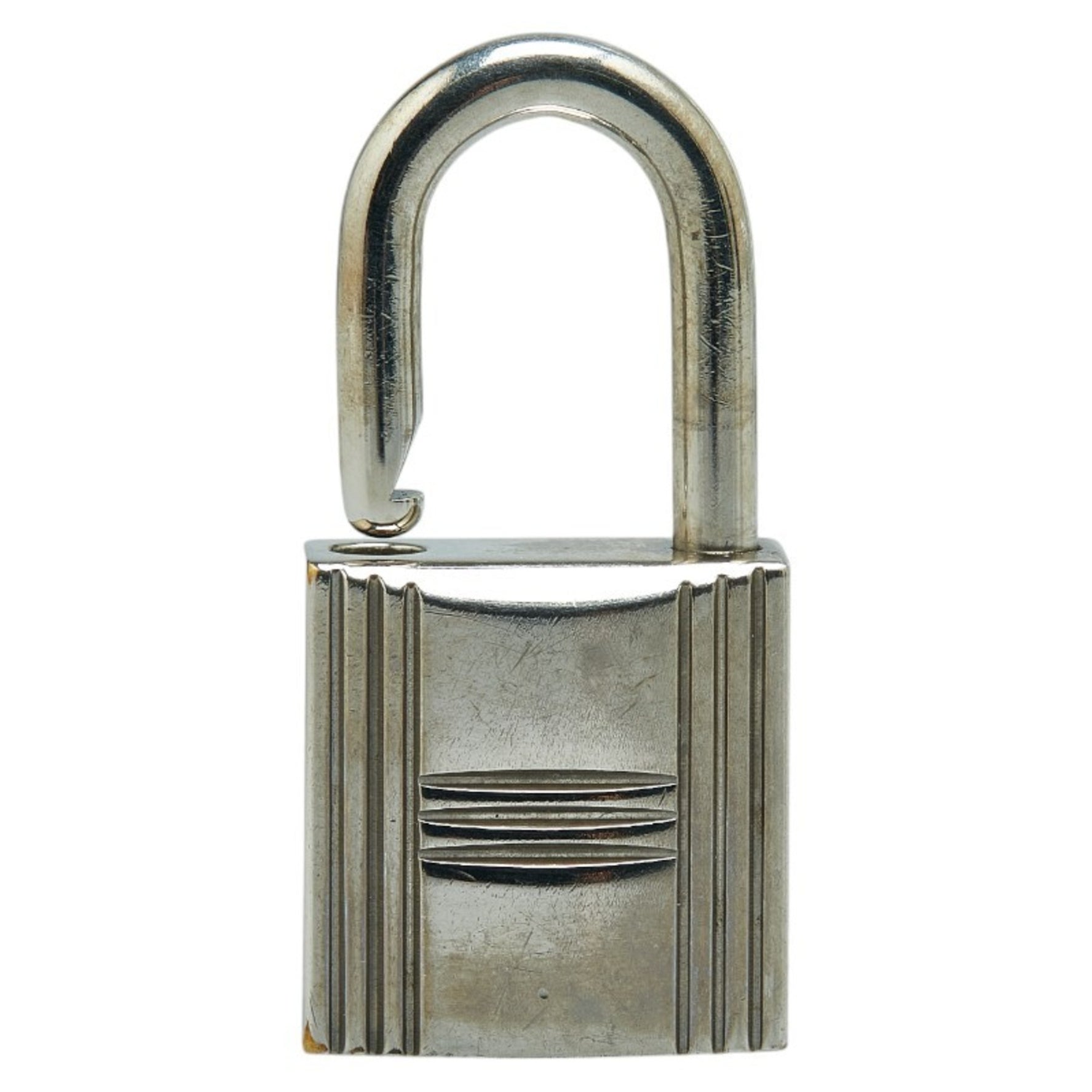 Hermes Padlock Silver Metal Cadena for Women HERMES