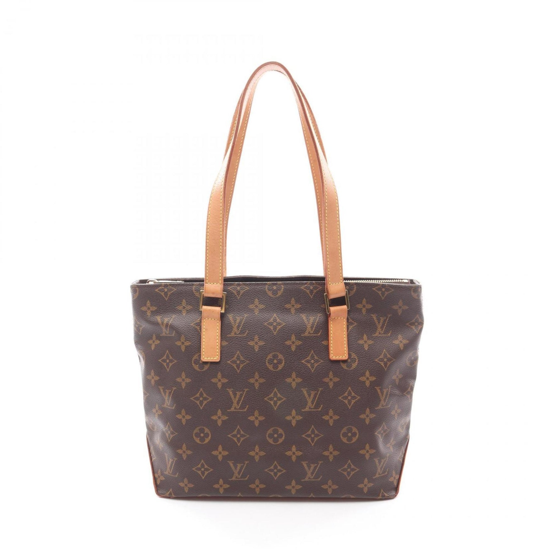 Louis Vuitton Cabas Piano Monogram Shoulder Bag, Coated Canvas and Leather, Brown