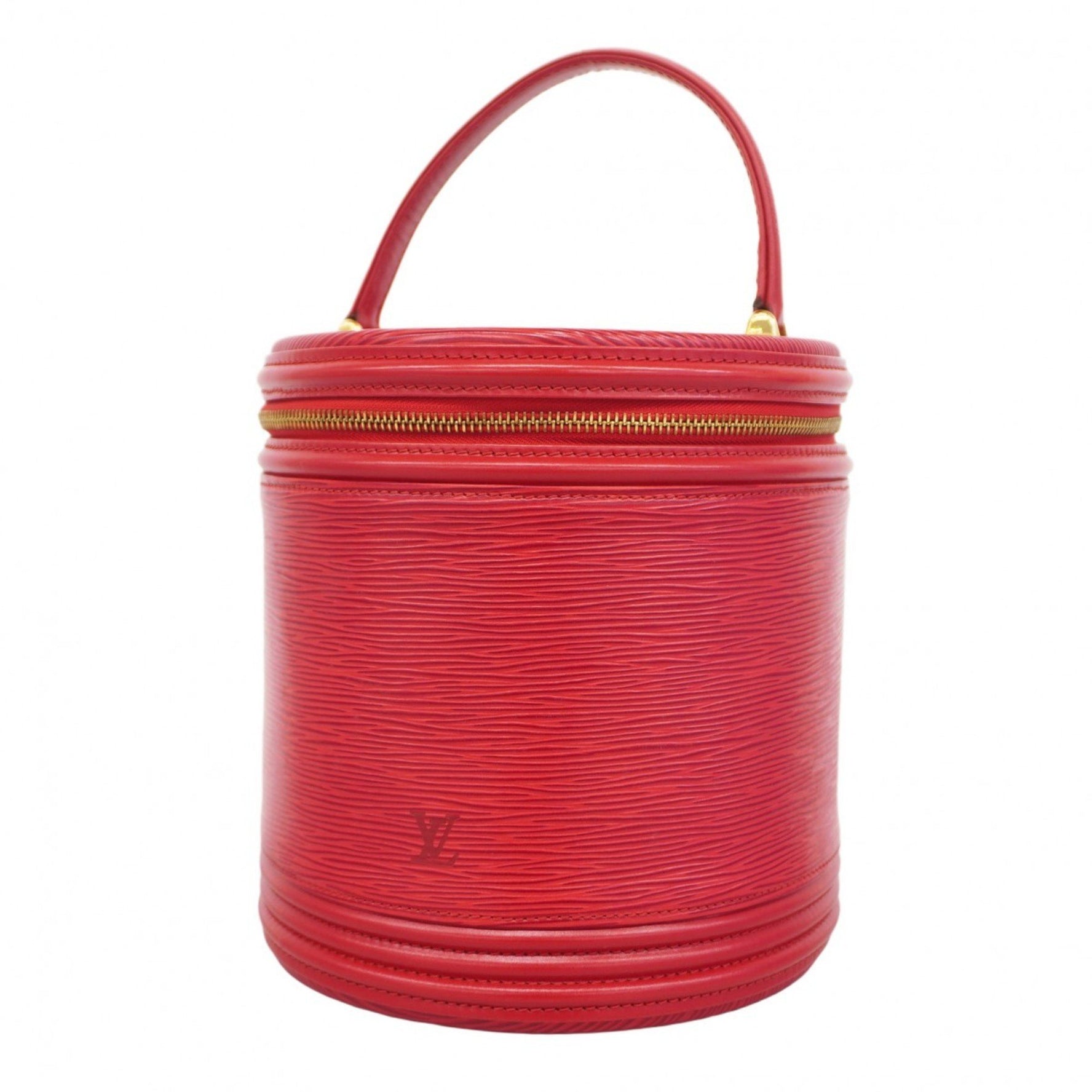 Louis Vuitton Epi Cannes Handbag Castilian Red