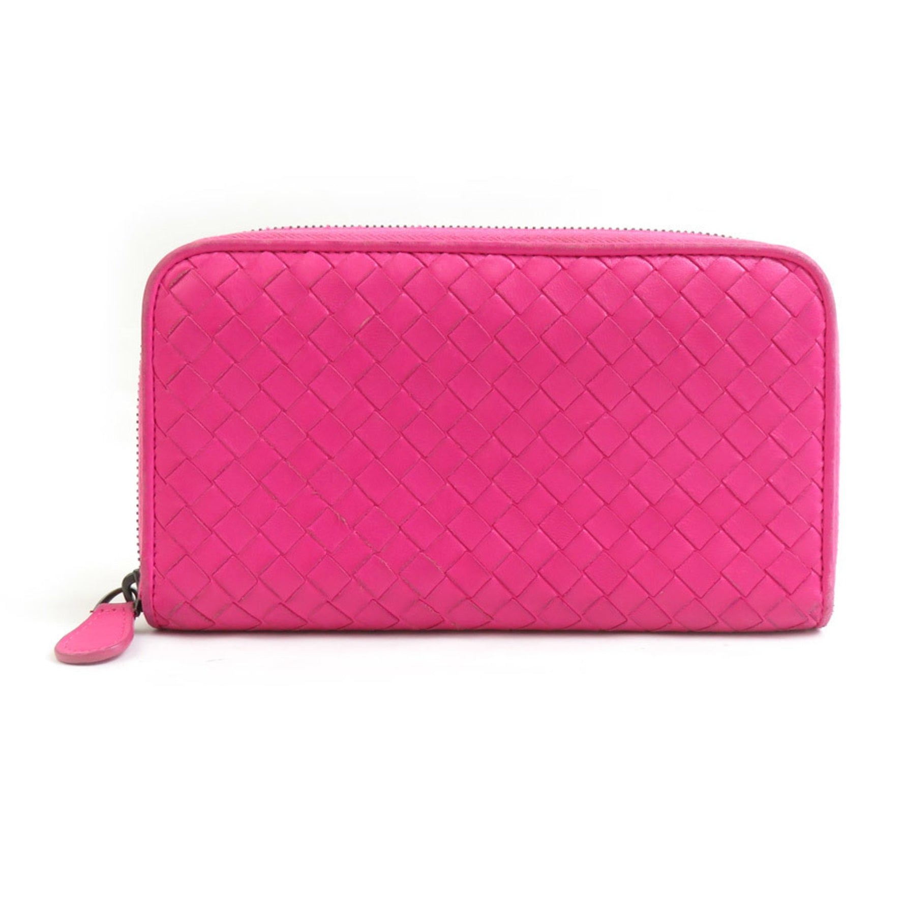 Bottega Veneta round long wallet in intrecciato leather item number