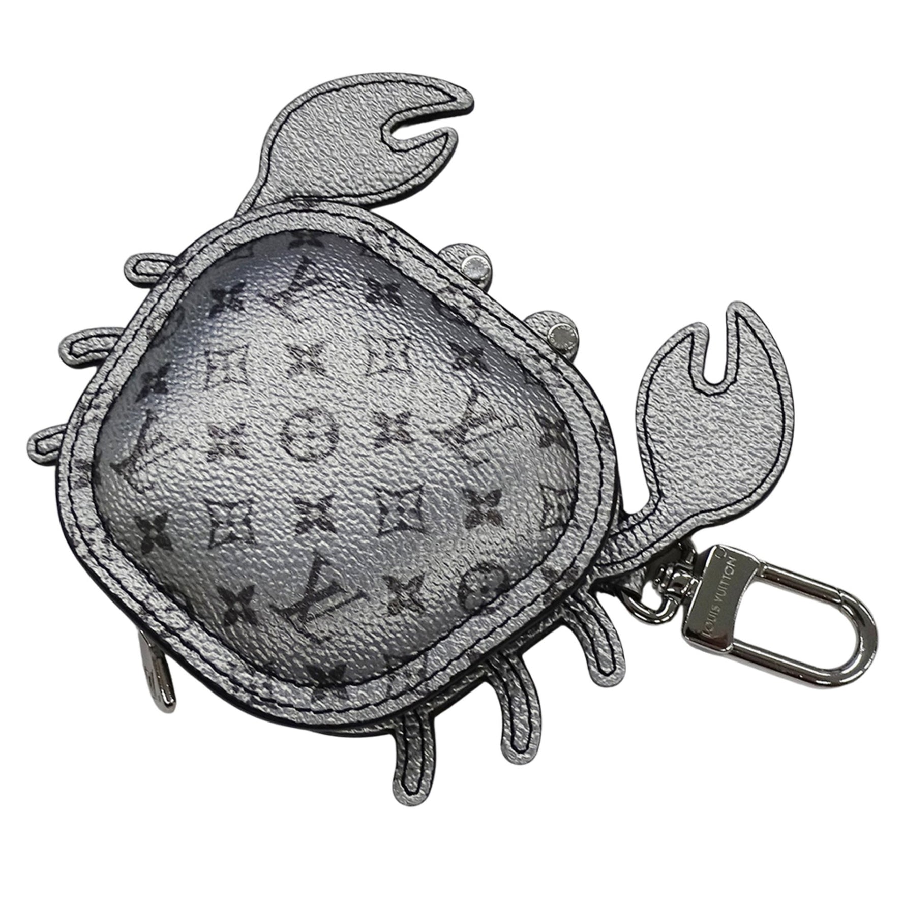Louis Vuitton Charm, and Men's Brand Earphone Case Leather Bag Charm - LV Club Green Crab