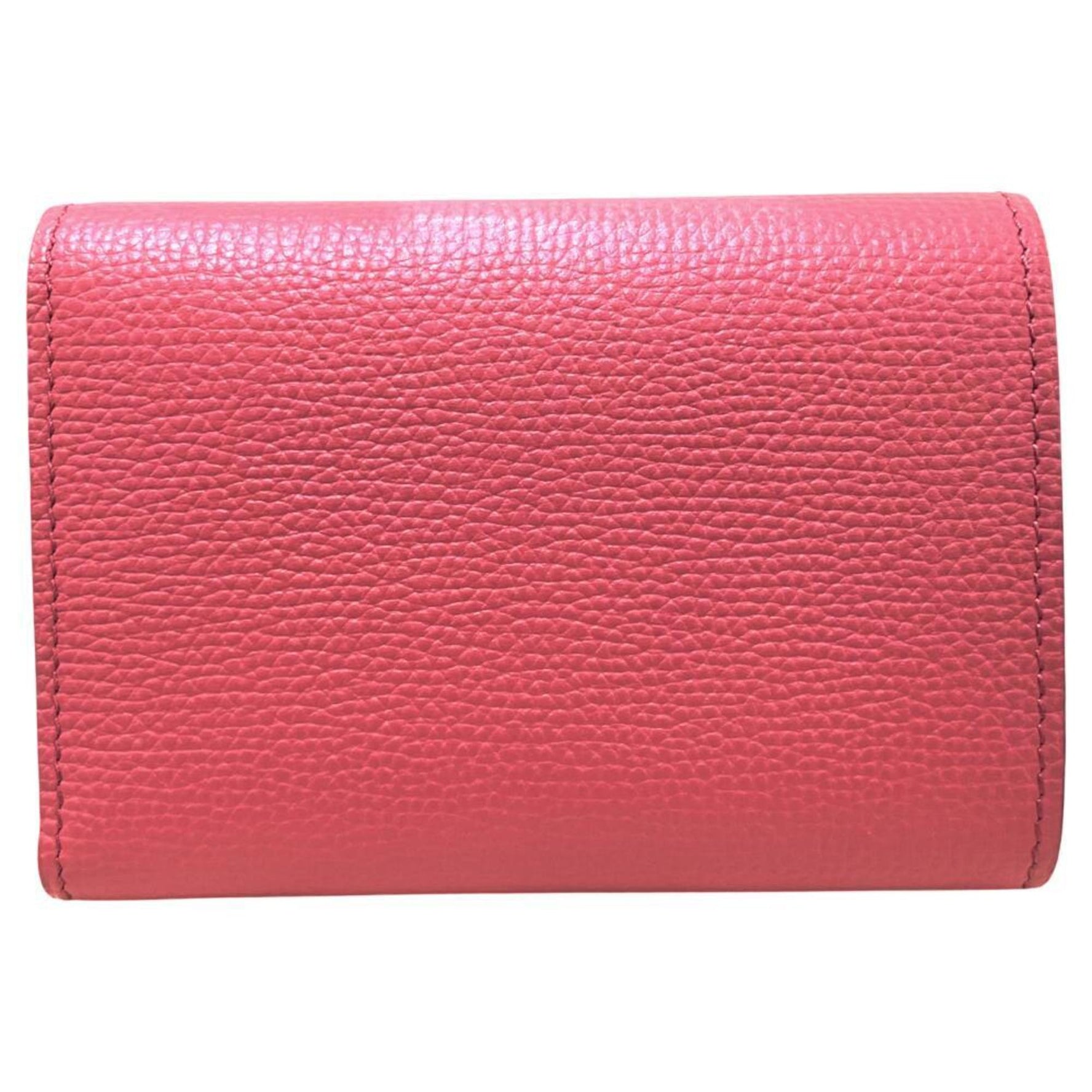 LOEWE Anagram Vertical Wallet, Small, Leather, Pebble Grain Calfskin, Tri-fold, Compact