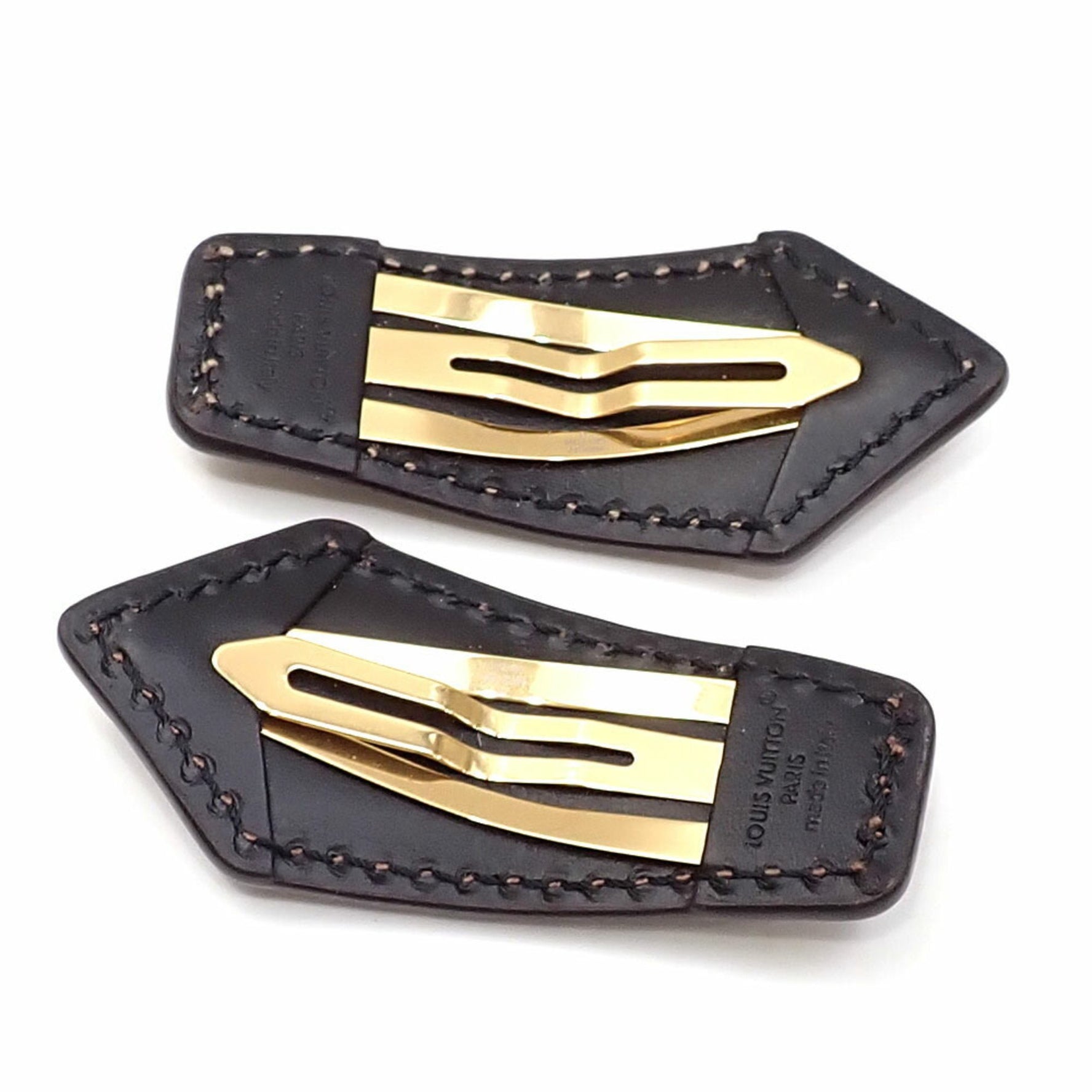 Louis Vuitton LV Backstage Mini Hair Clip Monogram Reverse Hairpin