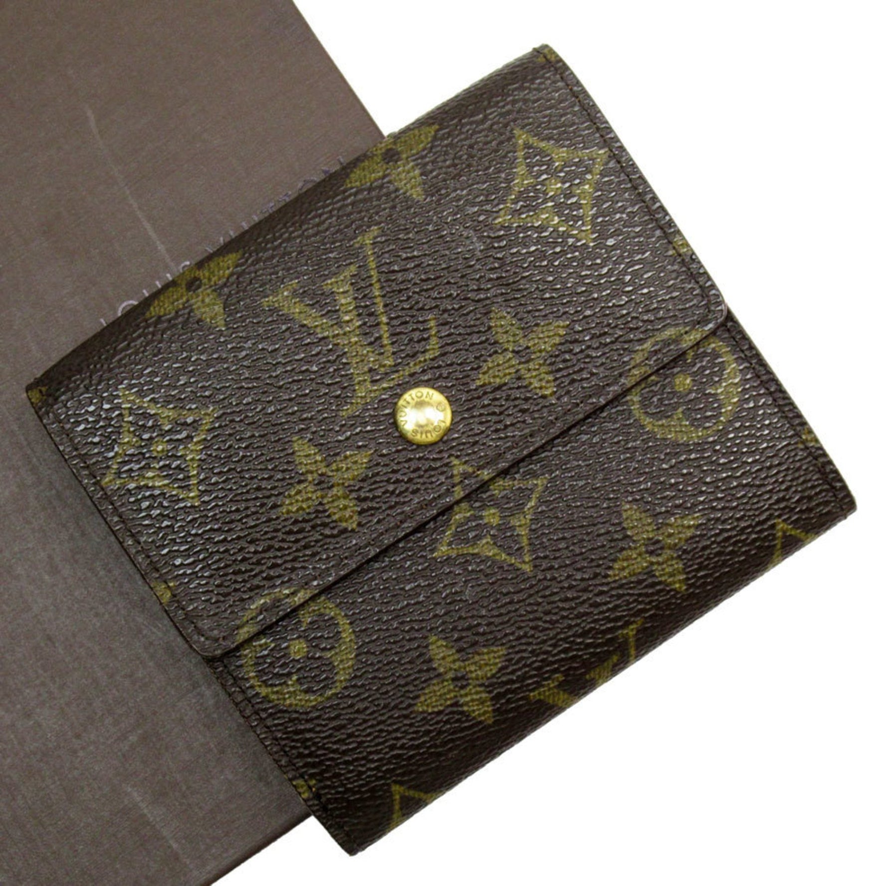 Louis Vuitton Bi-fold wallet Monogram Porte Monnaie Carte Credit canvas Men's