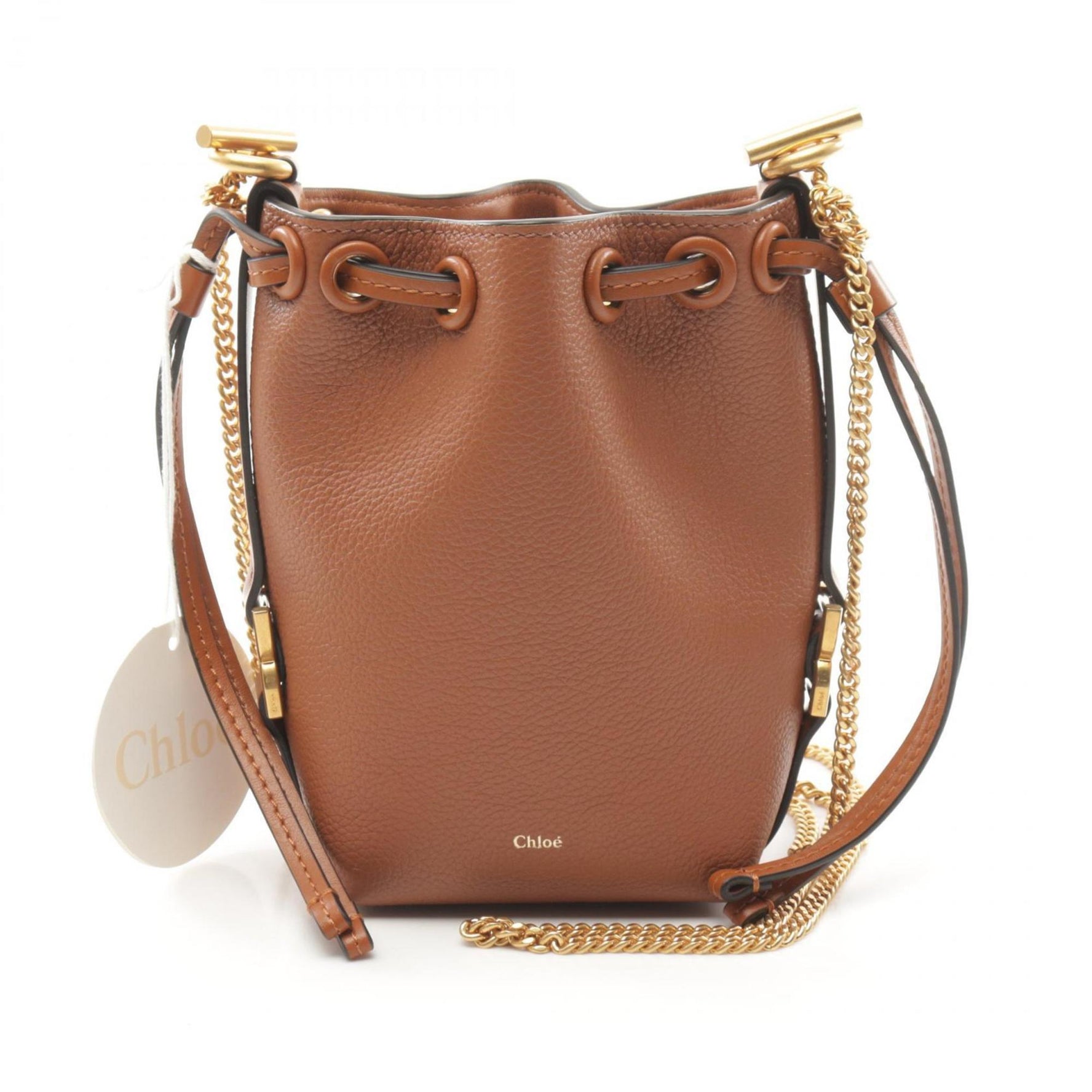 Chloé Chloe Marcie Micro Bucket Bag Shoulder Leather