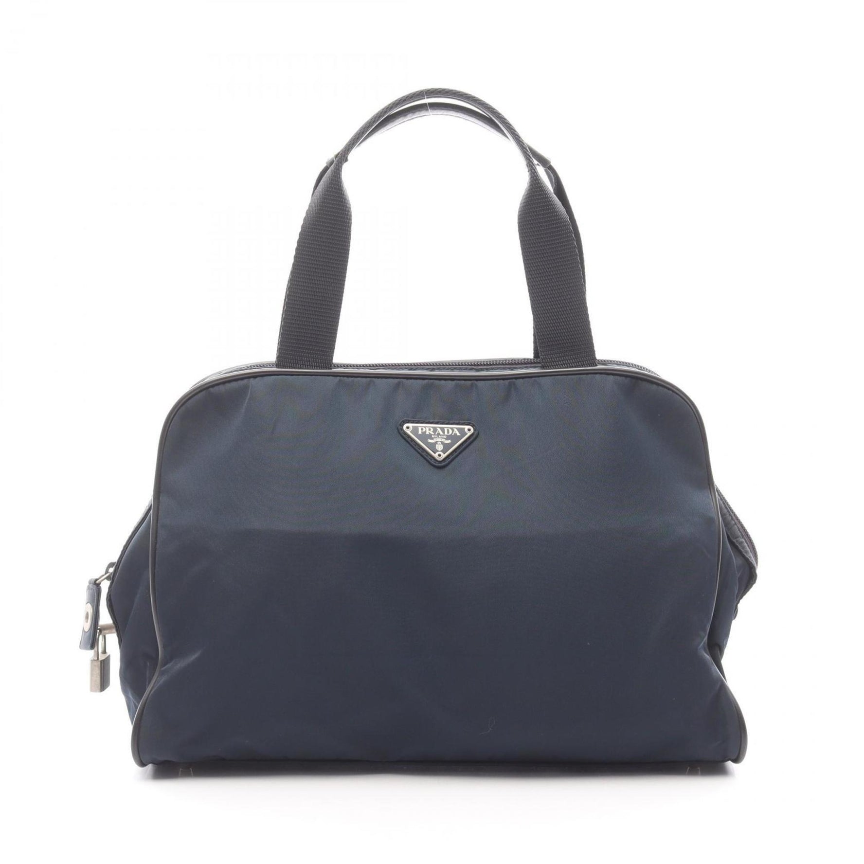 Prada handbag, nylon and leather