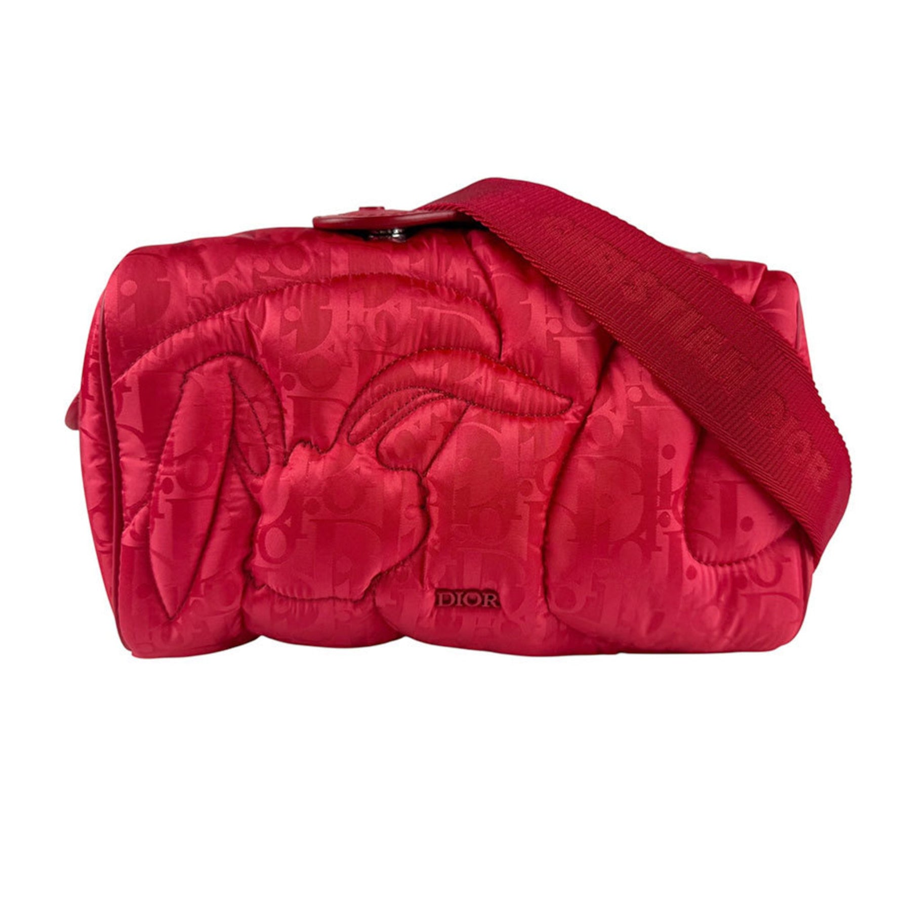 Christian Dior Dior x ERL Shoulder Bag, Red, Nylon, Men's/Women's, Z6535