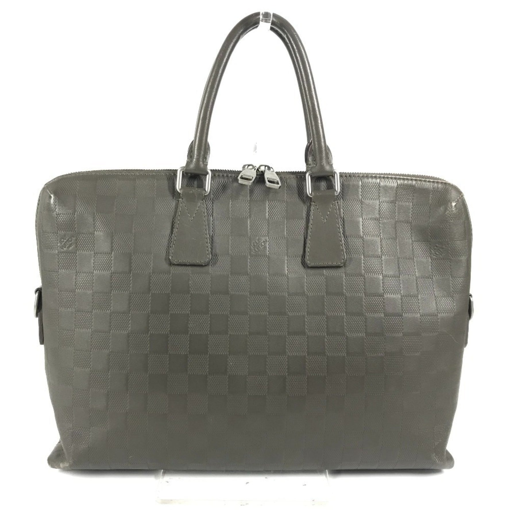 Louis Vuitton Damier Infini Porte Document Jour PDJ Bag Tote Briefcase Handbag Business Leather Men's Grani Greige