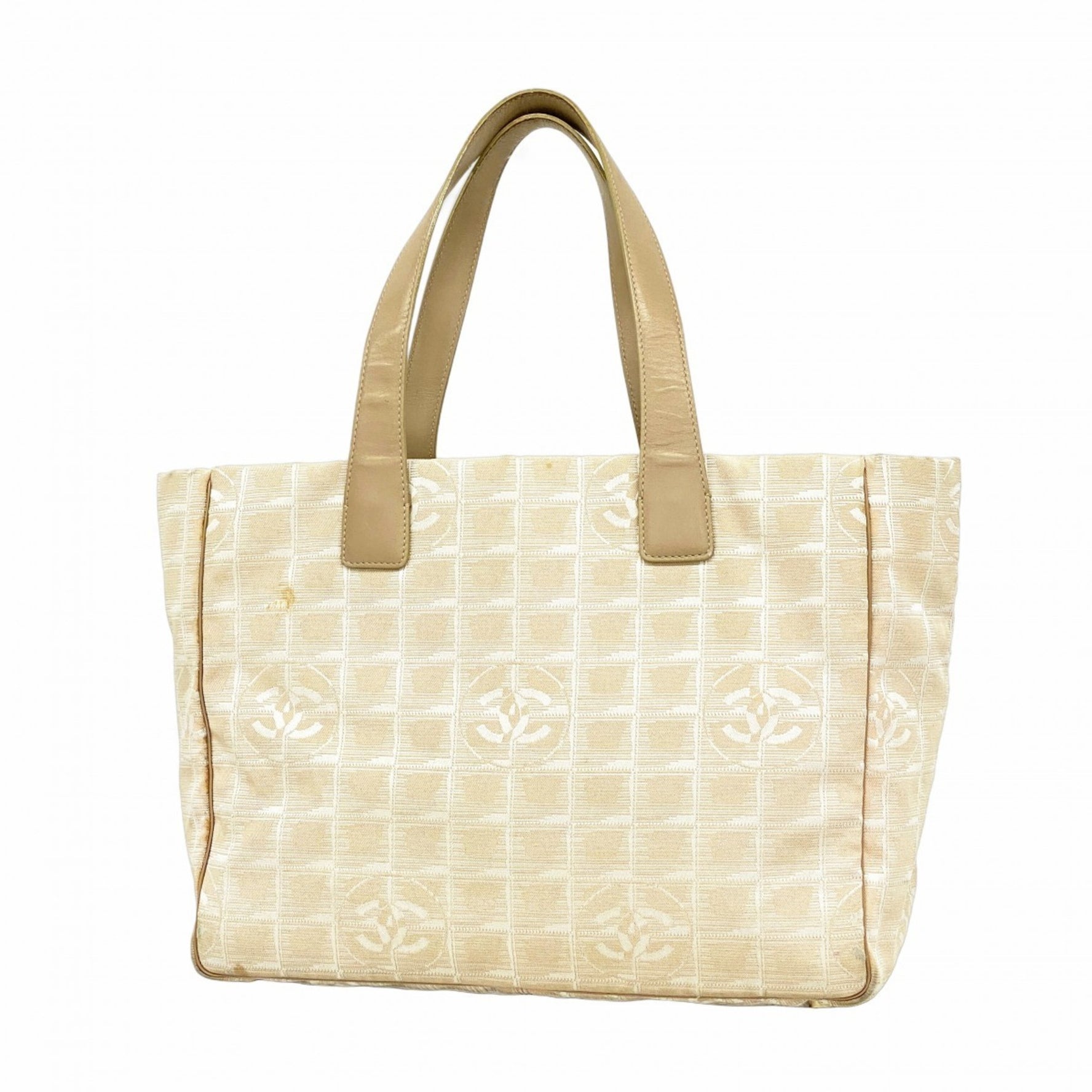 Chanel New Travel Nylon Tote Bag, Champagne