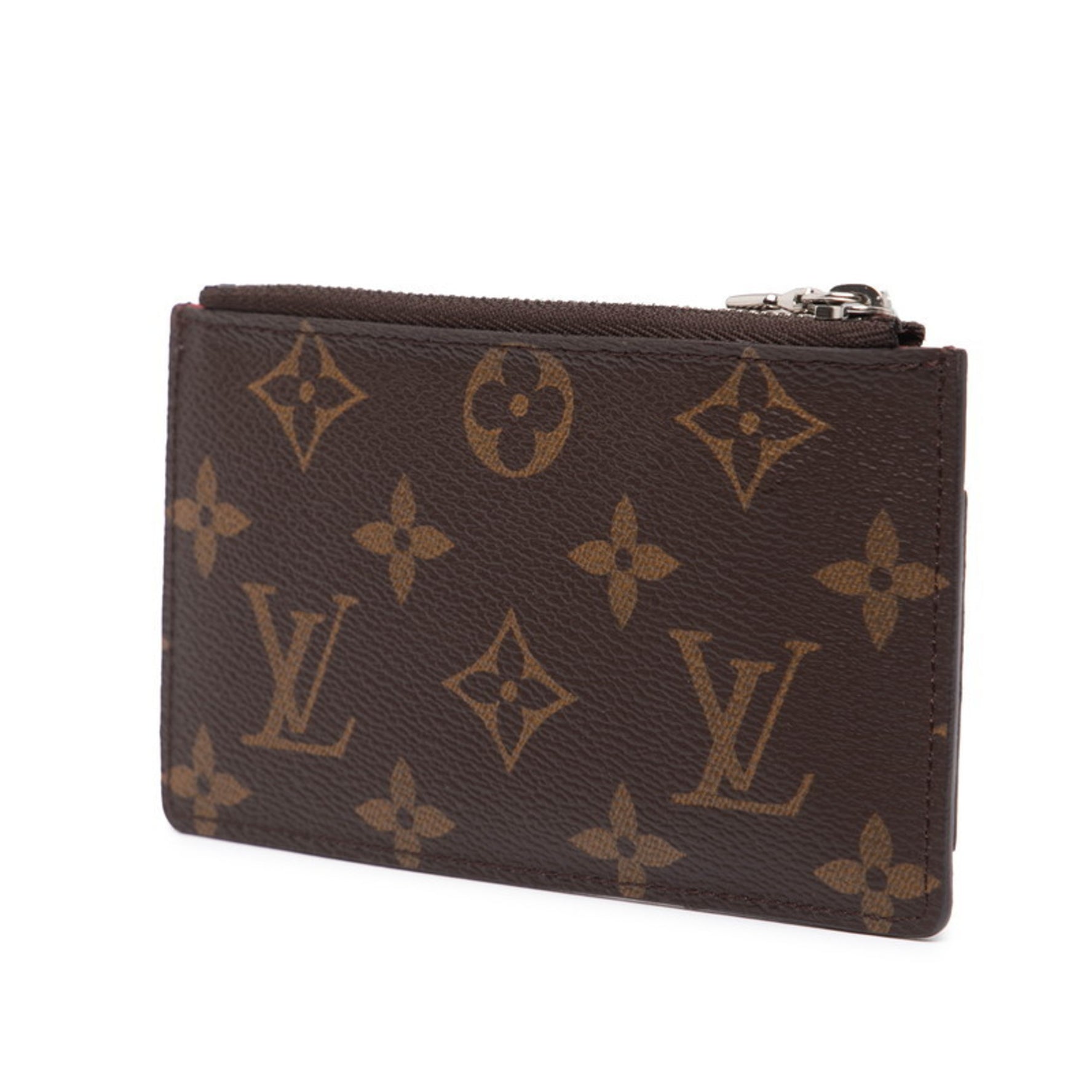 Louis Vuitton Monogu Pochette Clé and Rival Mask Coin Case Key Brown, White, Multicolored PVC Leather LOUIS VUITTON