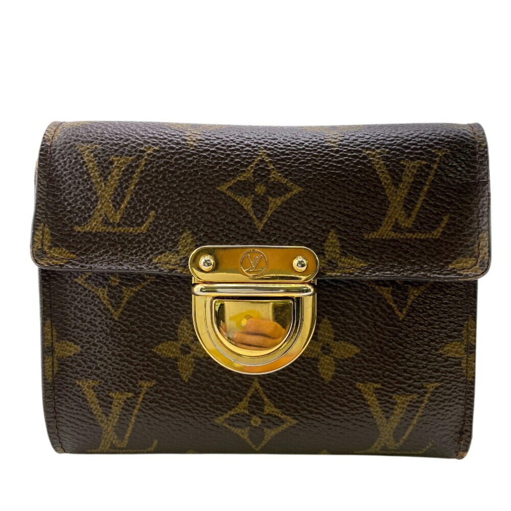 LOUIS VUITTON Louis Vuitton Wallet M58013 Portefeuille Koala Monogram Tri-fold Brown Women's