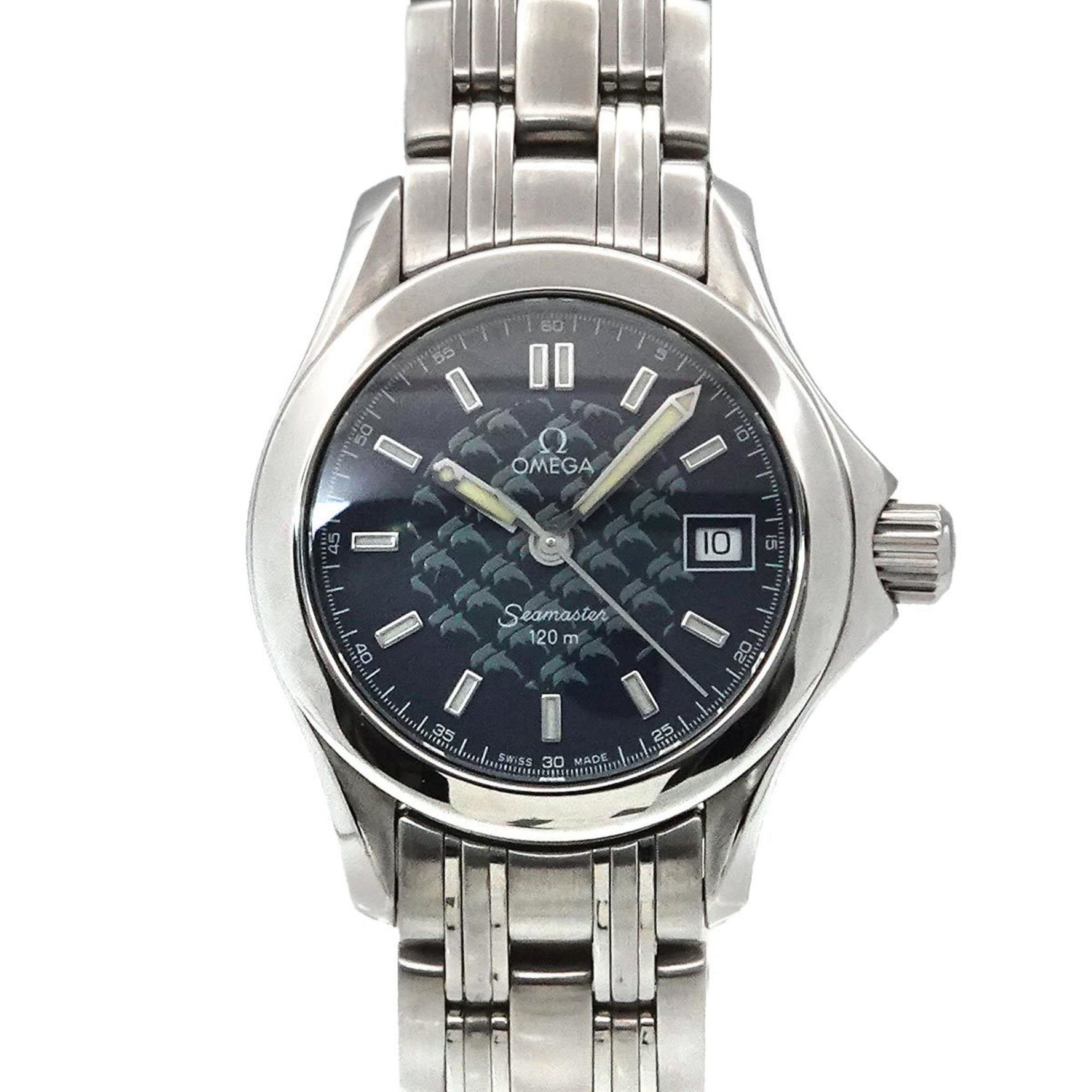 OMEGA Seamaster 120 Jacques Mayol 2002 Limited Edition of 1,500 Pieces 2588 80 Women's Watch Date Navy Quartz