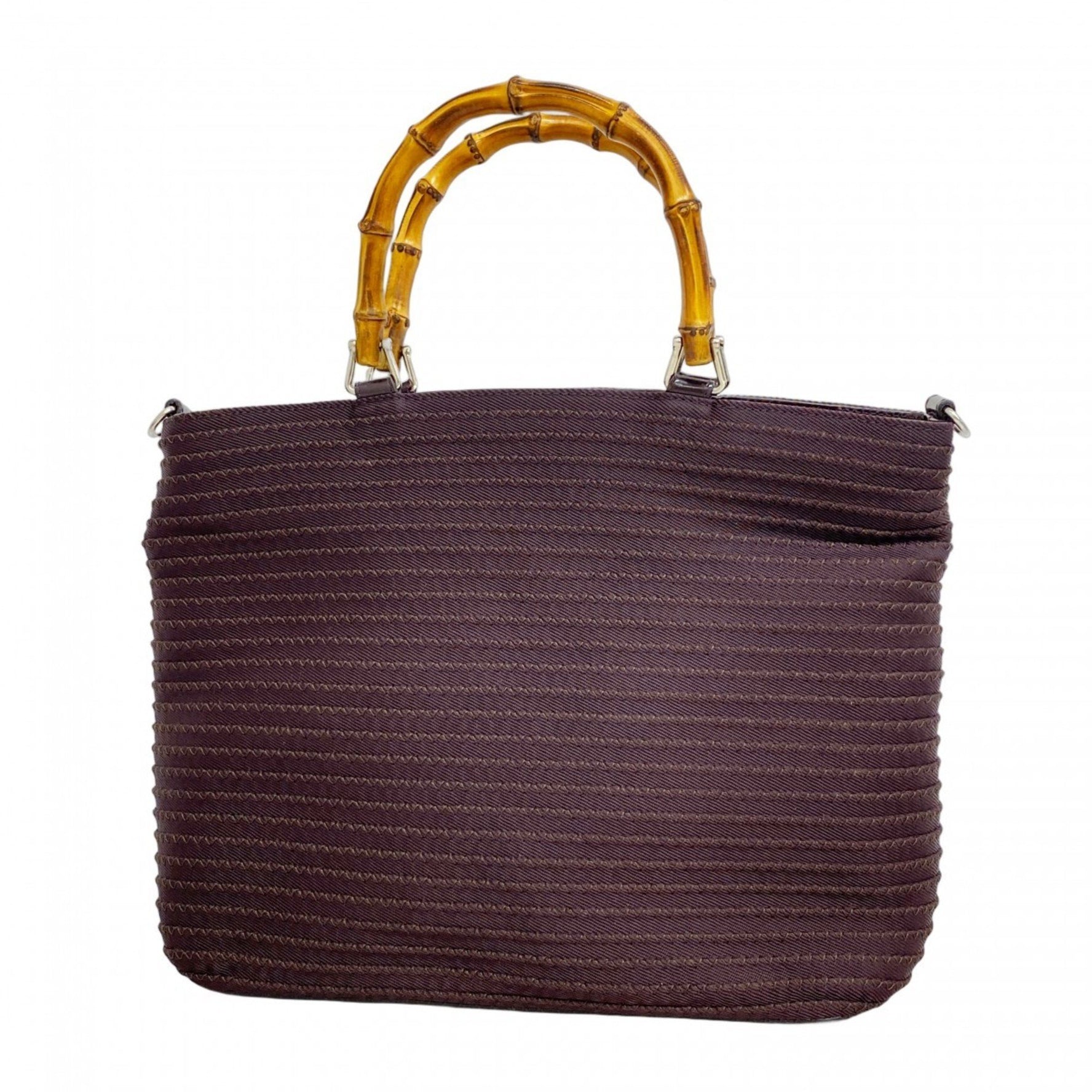 Gucci Bamboo Handbag 000 1998 0540 Nylon