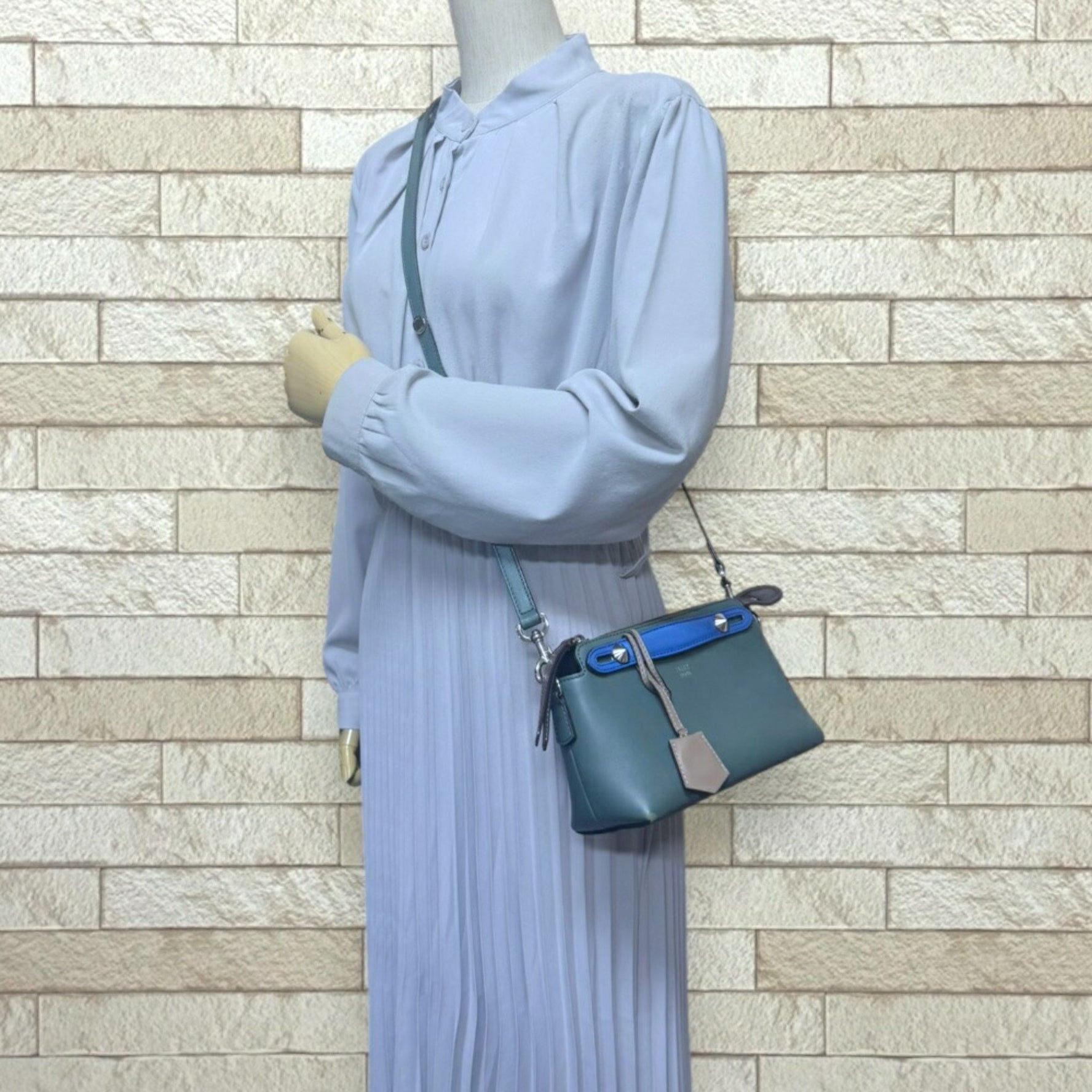 Fendi Mini By the Way Shoulder Bag, Leather