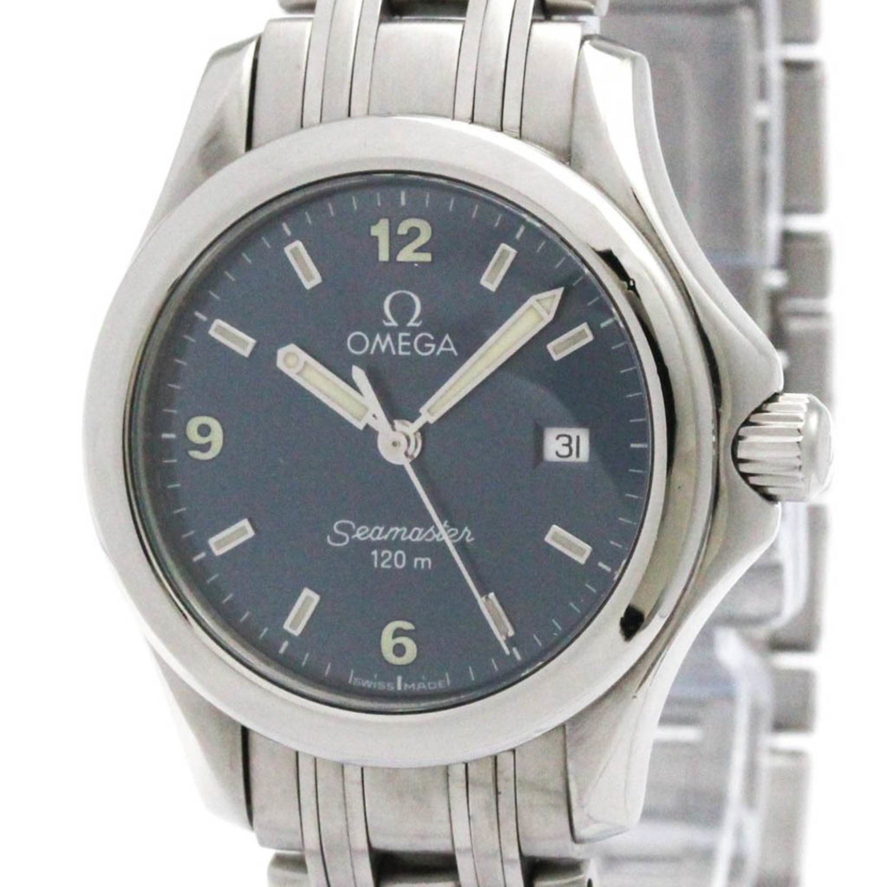 OMEGA Seamaster 120M Steel Quartz Ladies Watch 2571.83 Polished