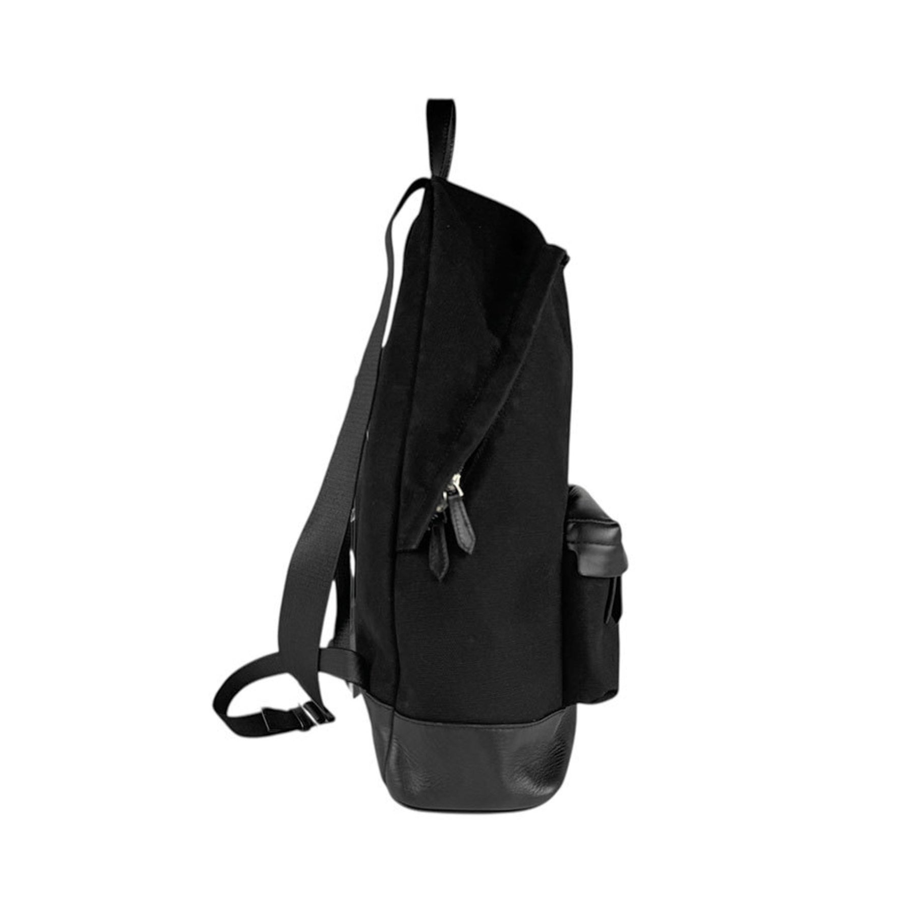 BALENCIAGA Backpack Canvas Leather Black Men's Women's z5172