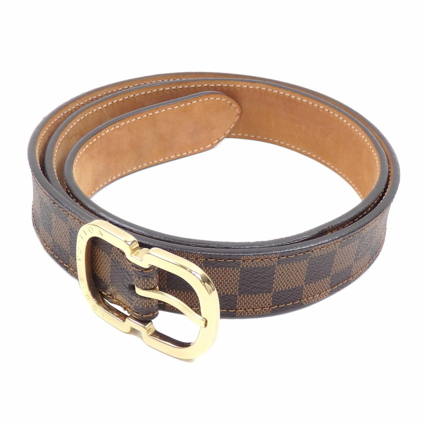 Louis Vuitton Mini Santur Belt, 30 inches Damier Ebene