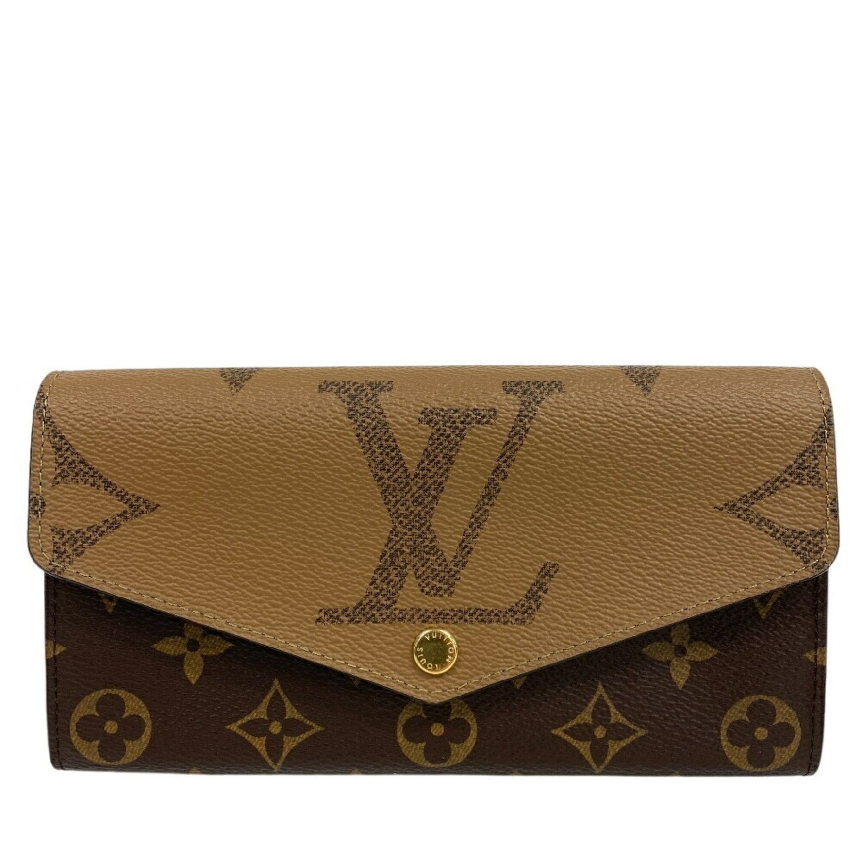 Louis Vuitton Wallet Portefeuille Sarah Monogram Giant Reverse Long