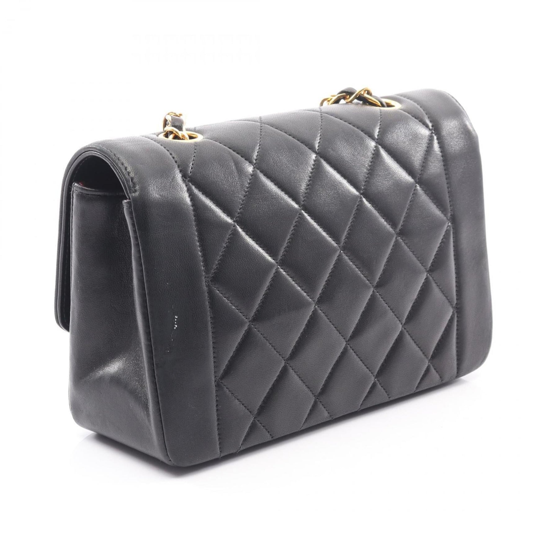 CHANEL Matelasse Diana Flap Shoulder Bag in Lambskin Leather