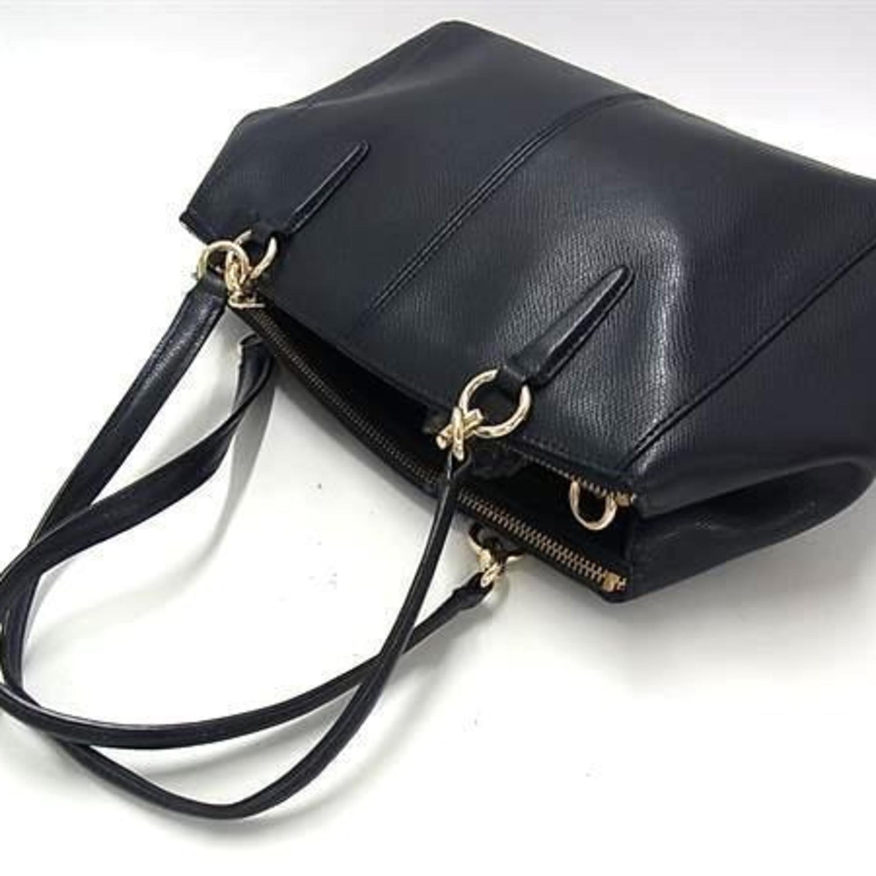 COACH Christy Carryall Leather Shoulder Bag