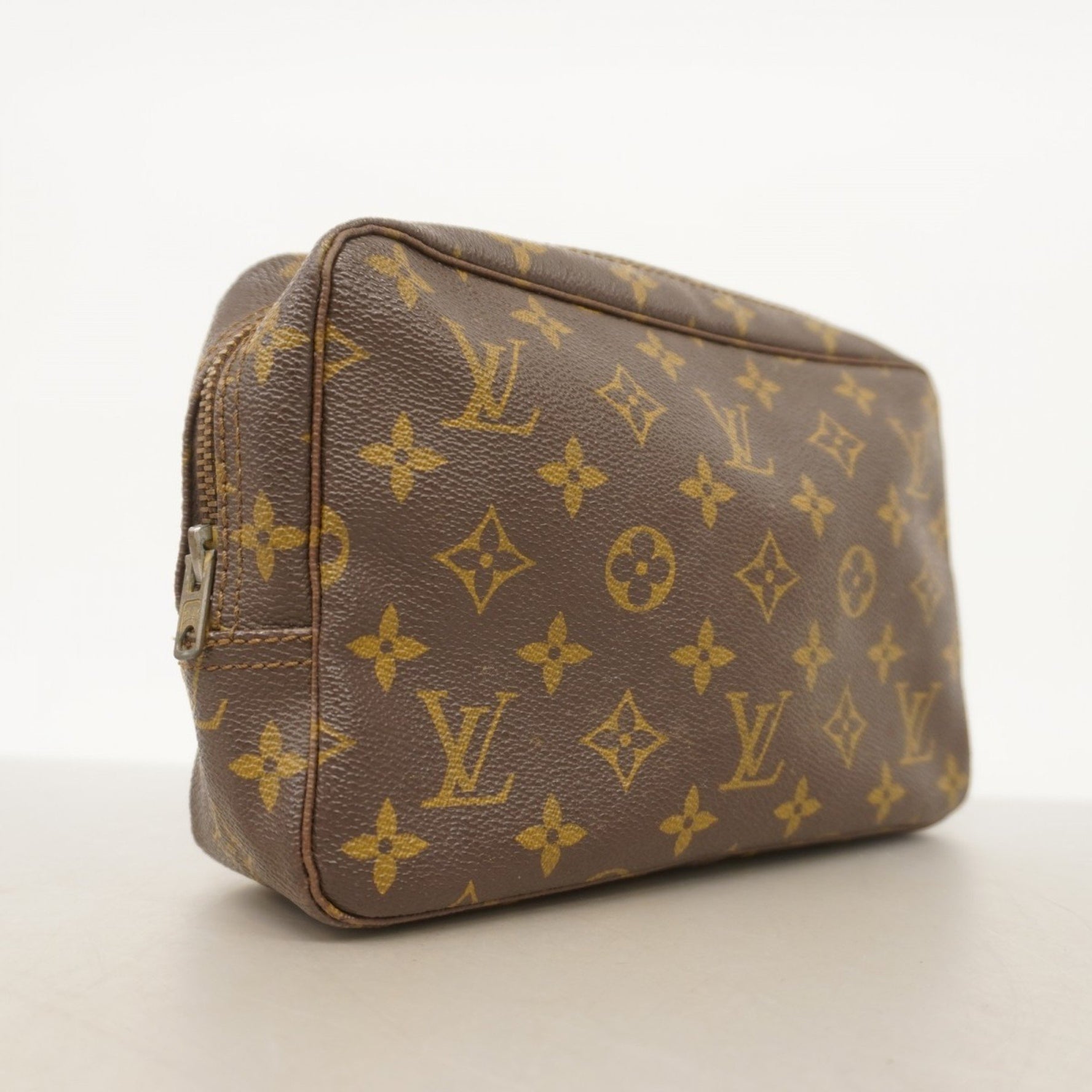 Louis Vuitton Monogram True Toilet 23 Pouch M47524 Brown Women's