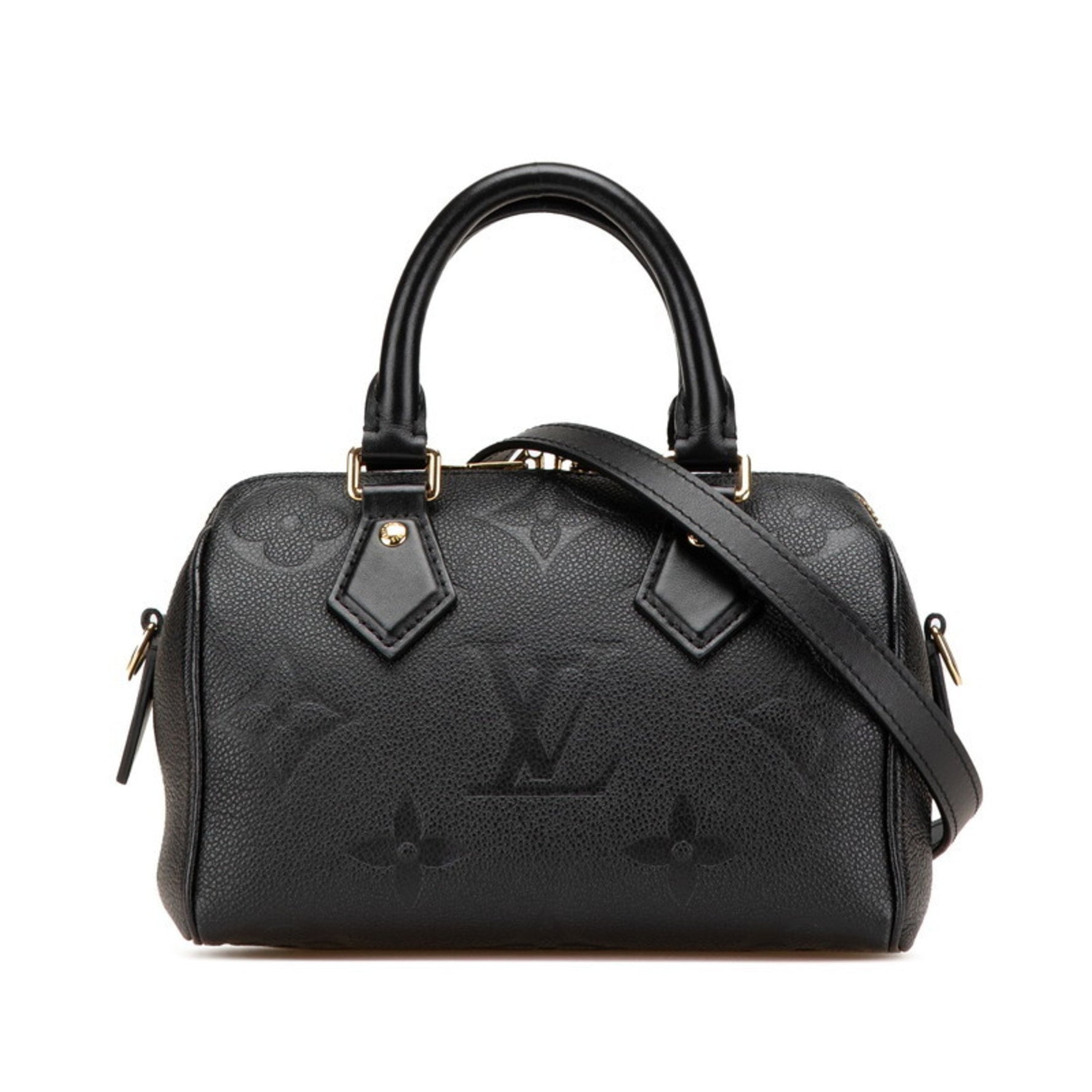 Louis Vuitton Monogram Empreinte Speedy Bandouliere 20 Handbag Shoulder Bag Noir Black Leather Women's LOUIS VUITTON