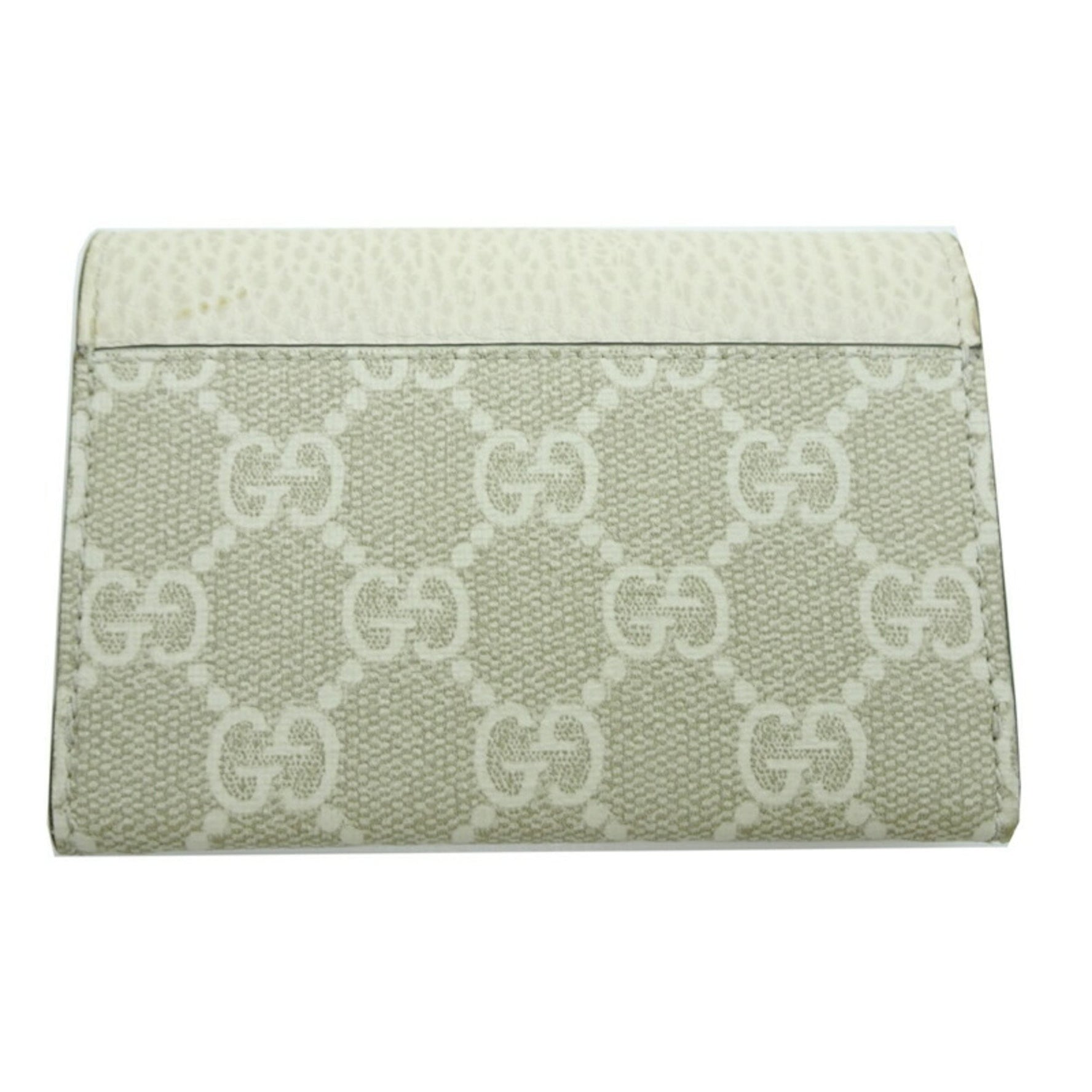 Gucci Women's Business Card Case PVC White
