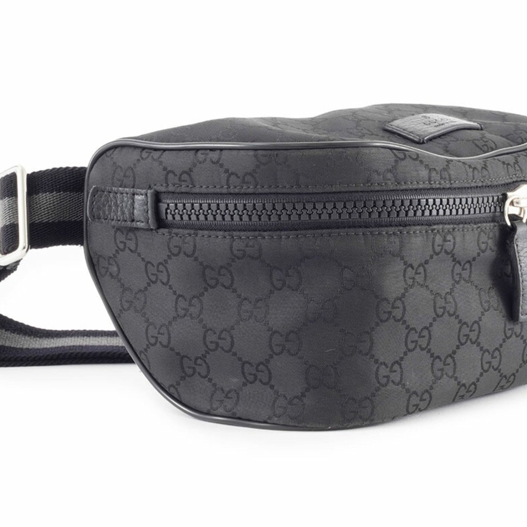 Gucci Shoulder Bag, Body Waist Pochette, GG Nylon